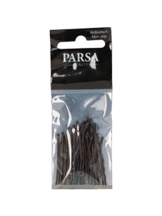 Parsa Beauty csúszásgátló hullámcsat /barna - 20 db kisképe