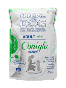 Special Dog Excellence Adult Mini Pouch alutasak kutyáknak, nyúl - 100 g kisképe