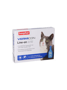 Vermicon spot-on macskáknak 3*1 ml - 3 ml kisképe