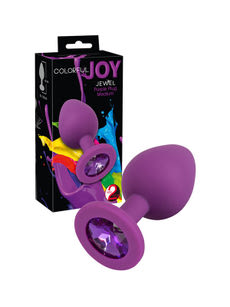 You2Toys szilikon anál dildó - közepes lila - 1 db kisképe