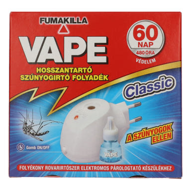 Vape elektromos szúnyogriasztó lapkához és folyadékhoz