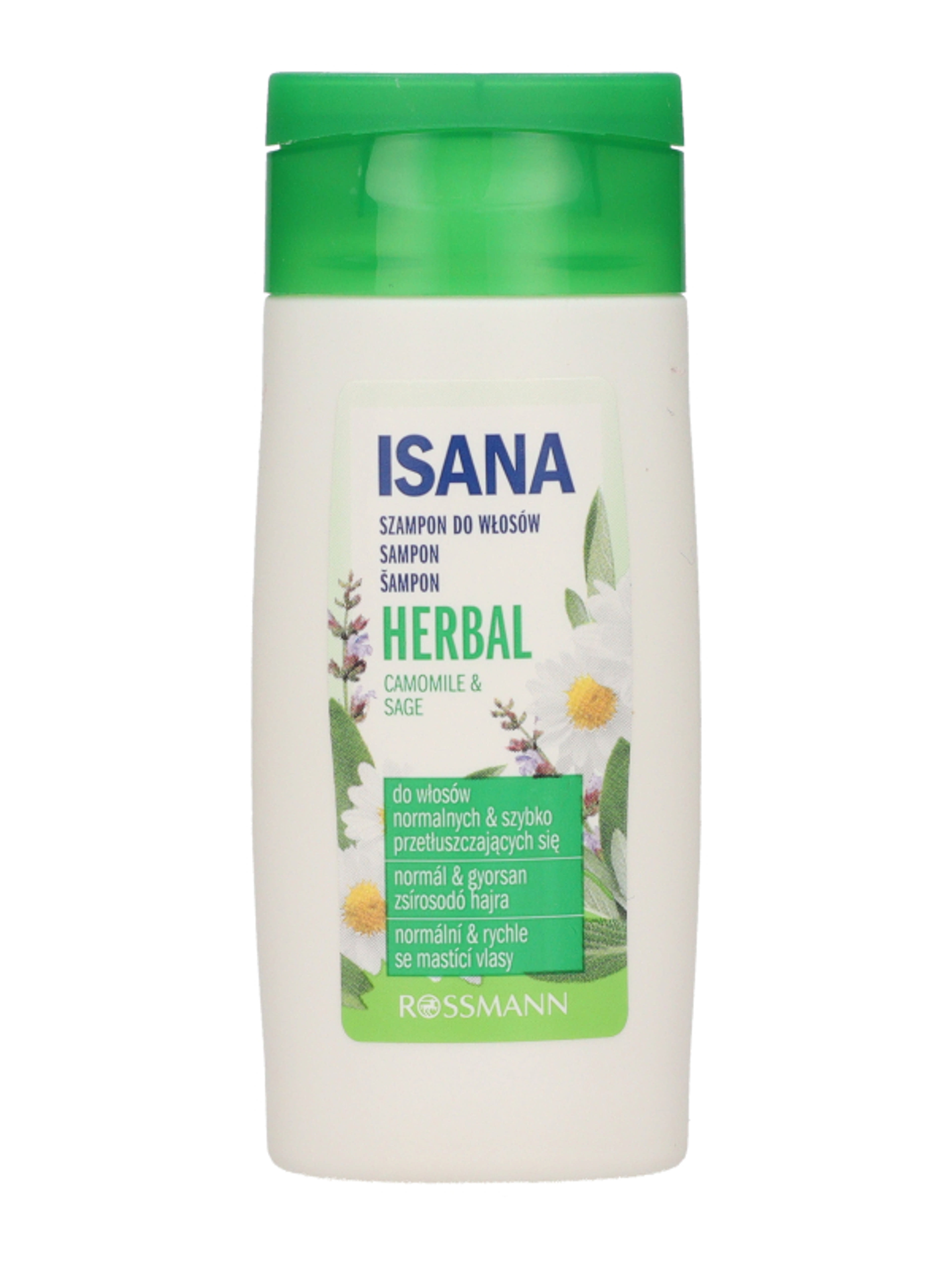 Isana Hair Mini Gyógynövényes sampon - 50 ml-3