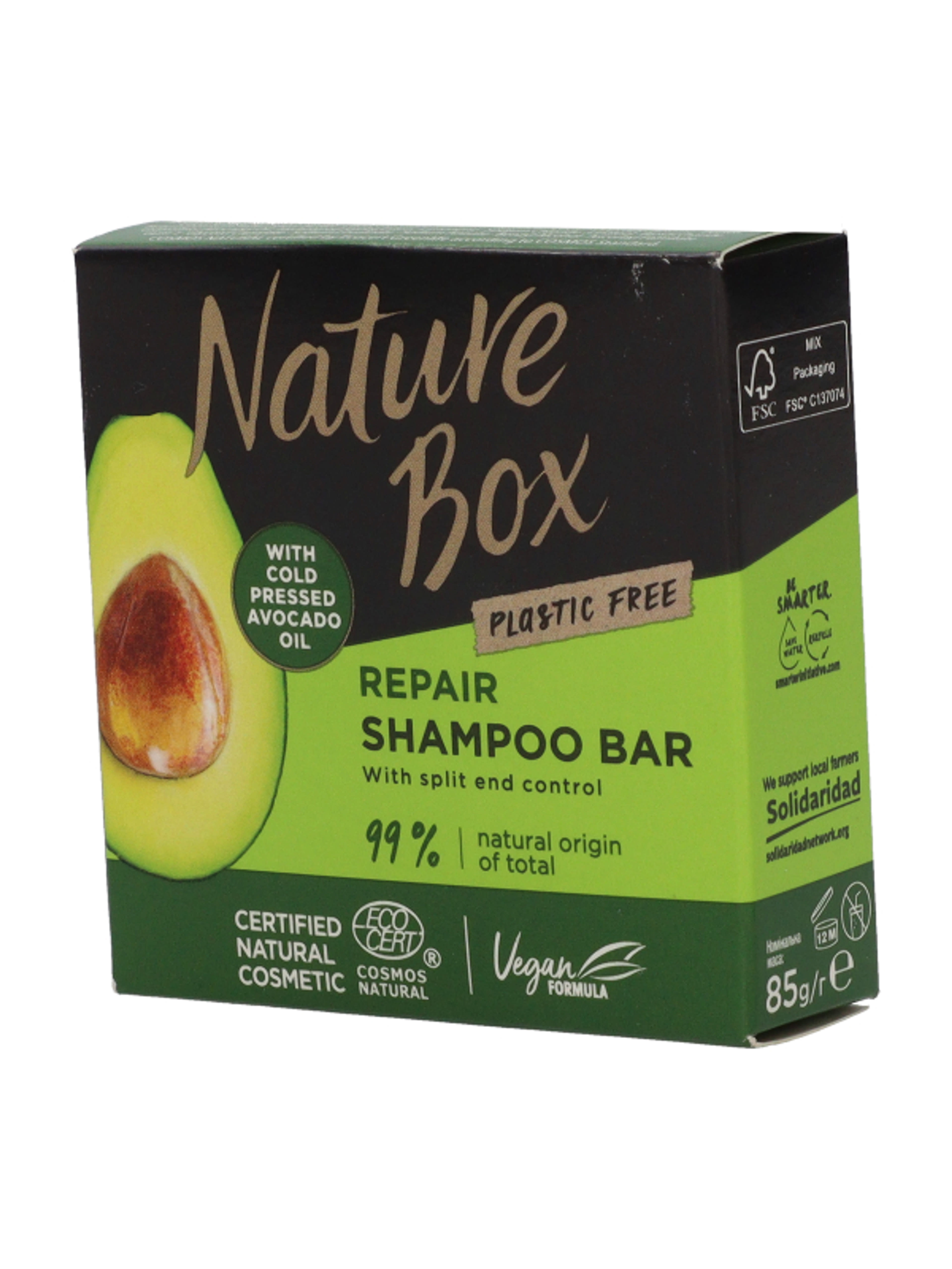 Nature box szilárd sampon avokádó - 85 g-3