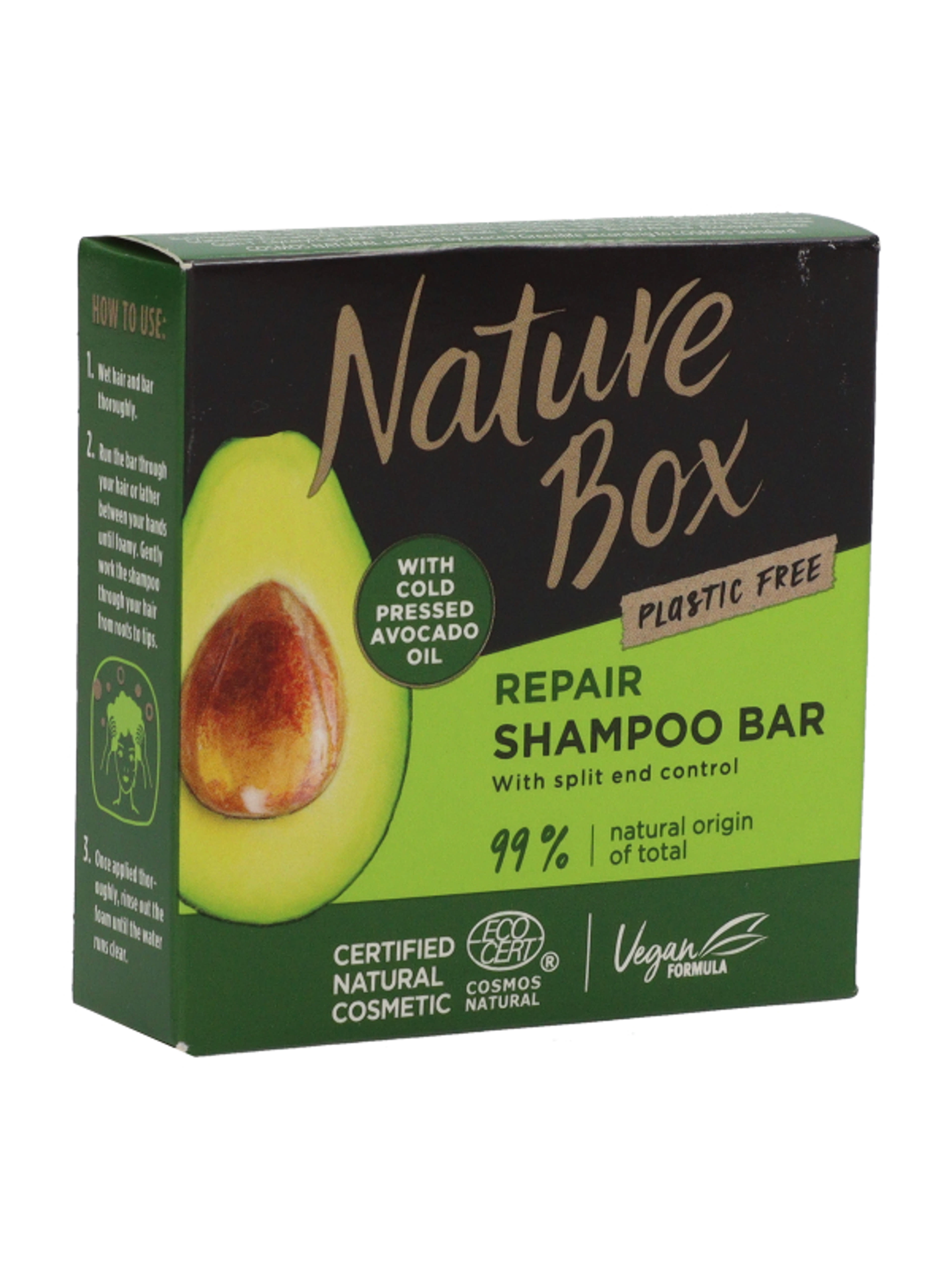 Nature box szilárd sampon avokádó - 85 g-5