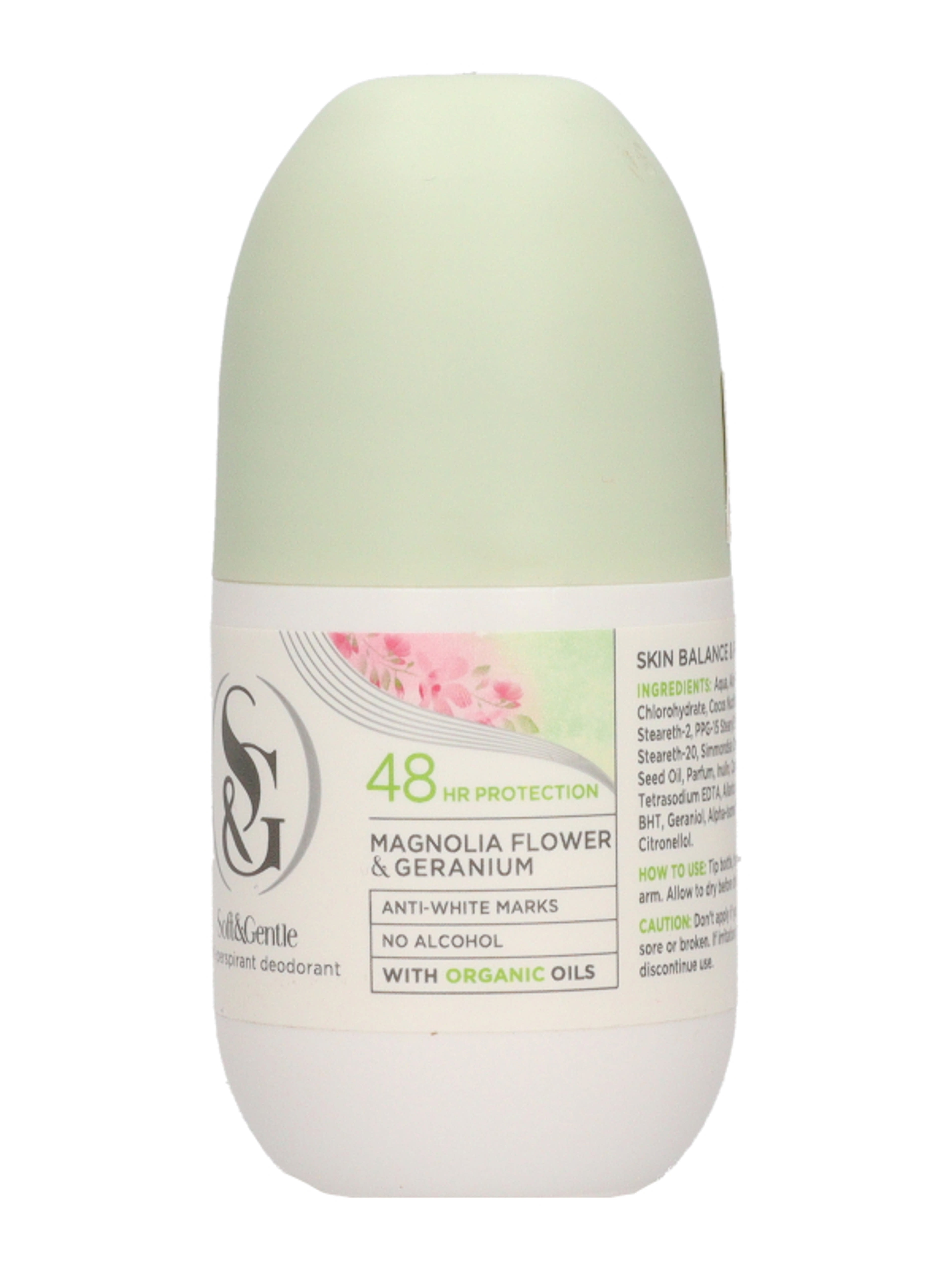 Soft&Gentle Skin Protect golyós dezodor, mangólia és geránium - 50 ml-3