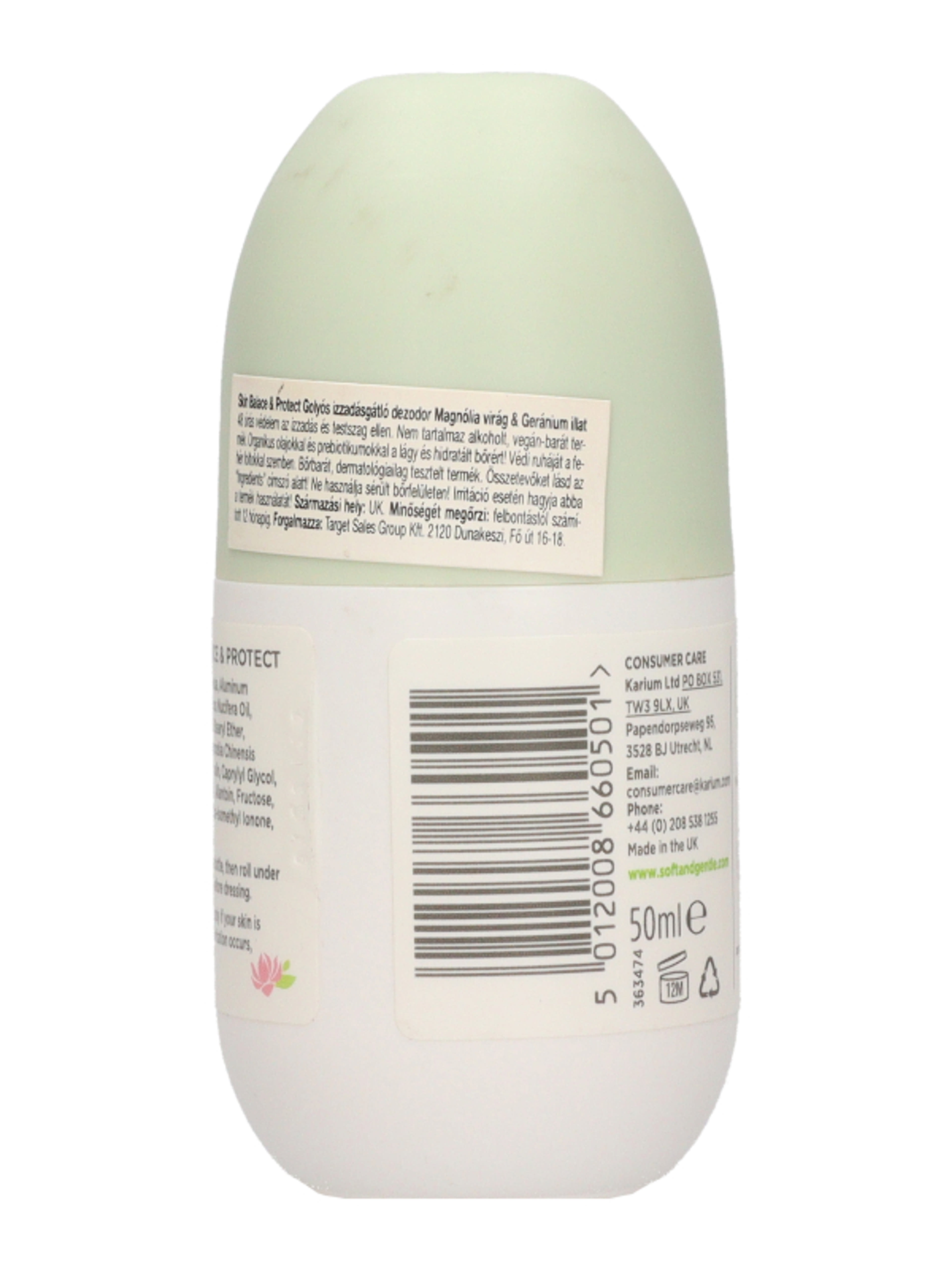 Soft&Gentle Skin Protect golyós dezodor, mangólia és geránium - 50 ml-4