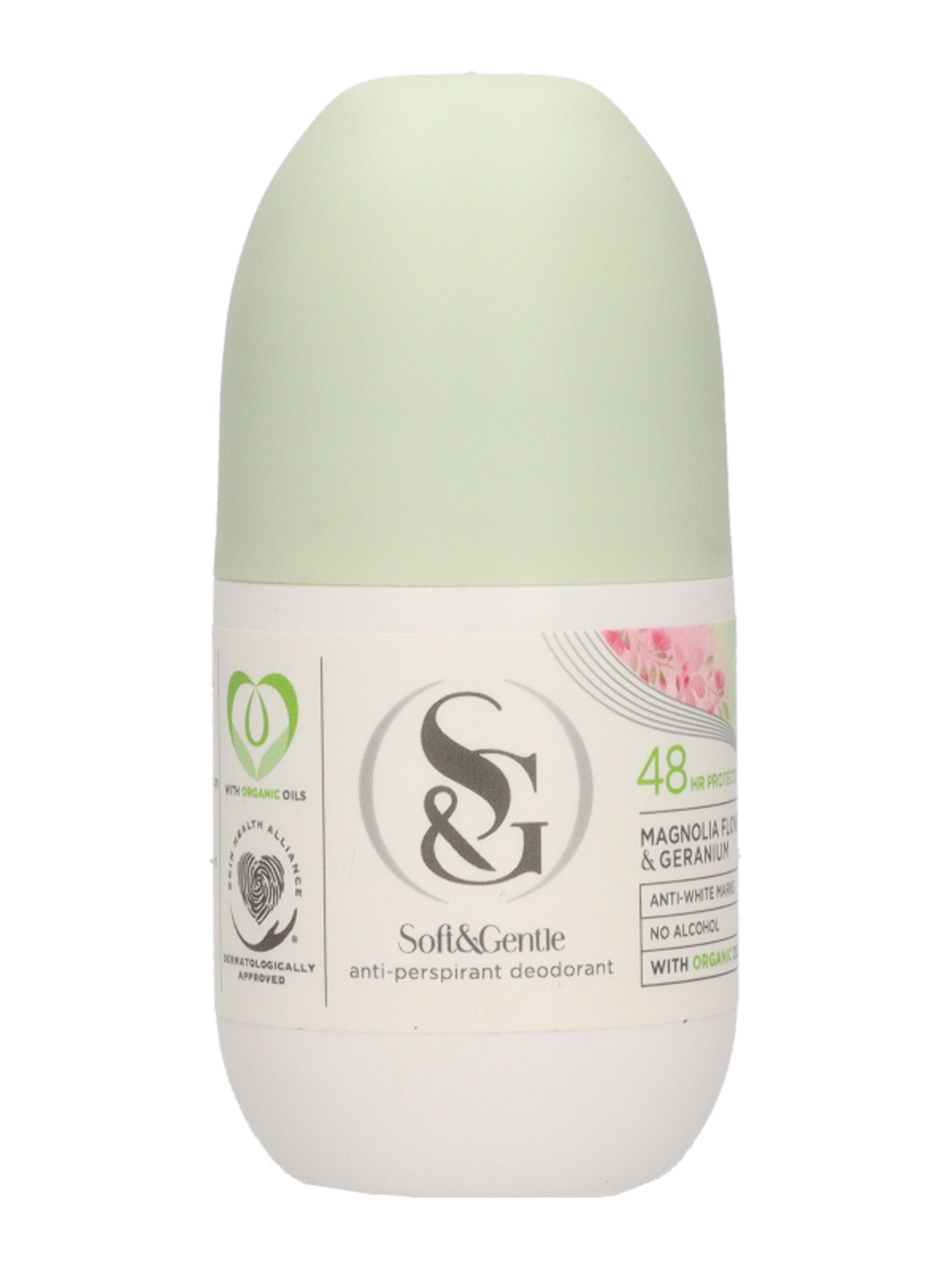 Soft&Gentle Skin Protect golyós dezodor, mangólia és geránium - 50 ml-5