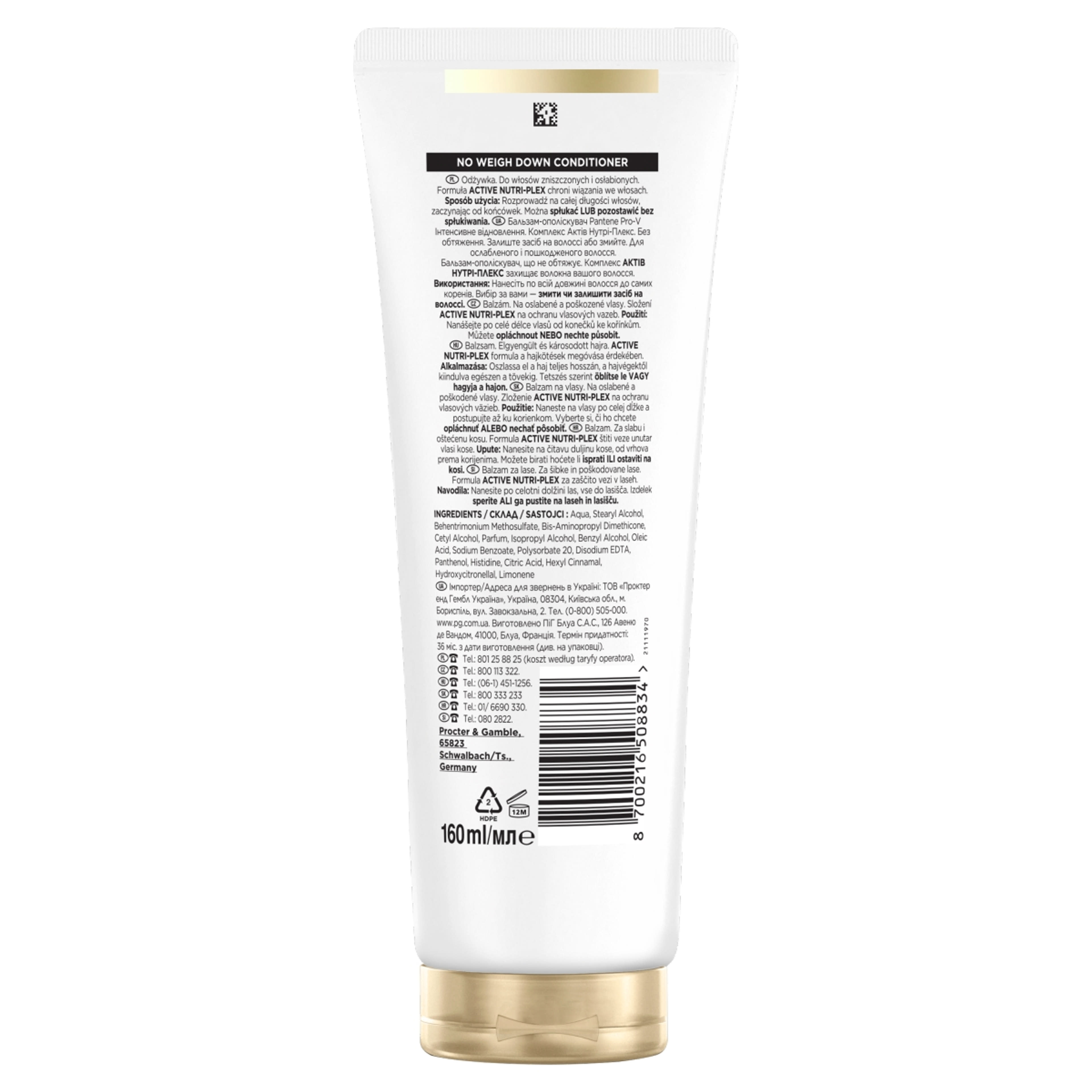 Pantene Pro-V Intensive Repair balzsam - 160 ml-2