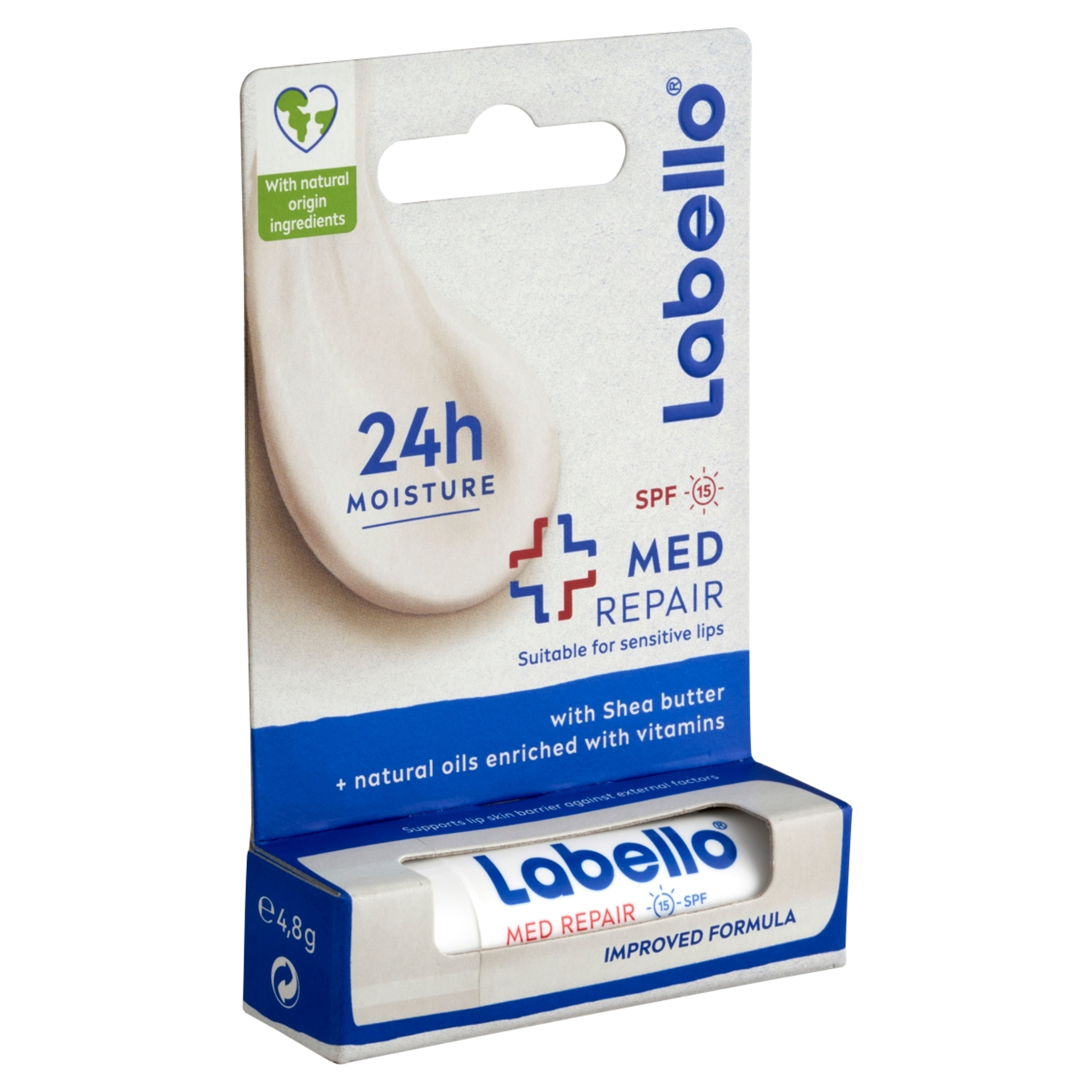 Labello Med Repair ajakápoló - 4,8 g-2