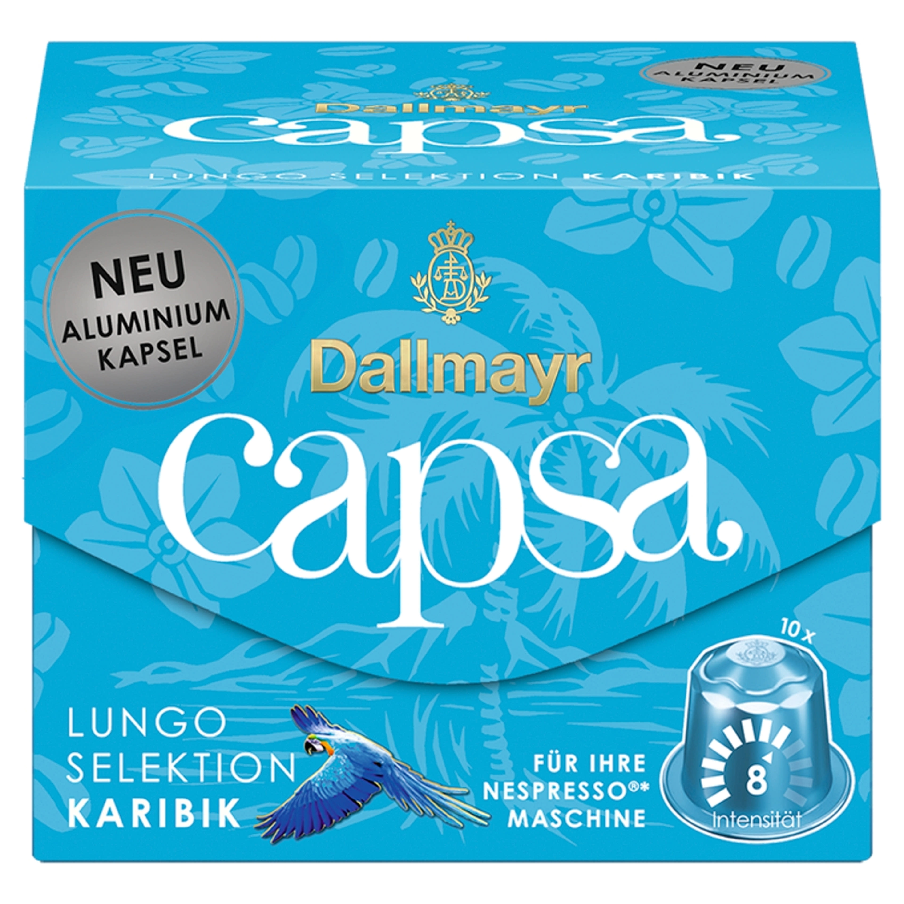 Dallmayr Capsa Lungo Selection Karibik Nespresso kávékapszula  - 10 db