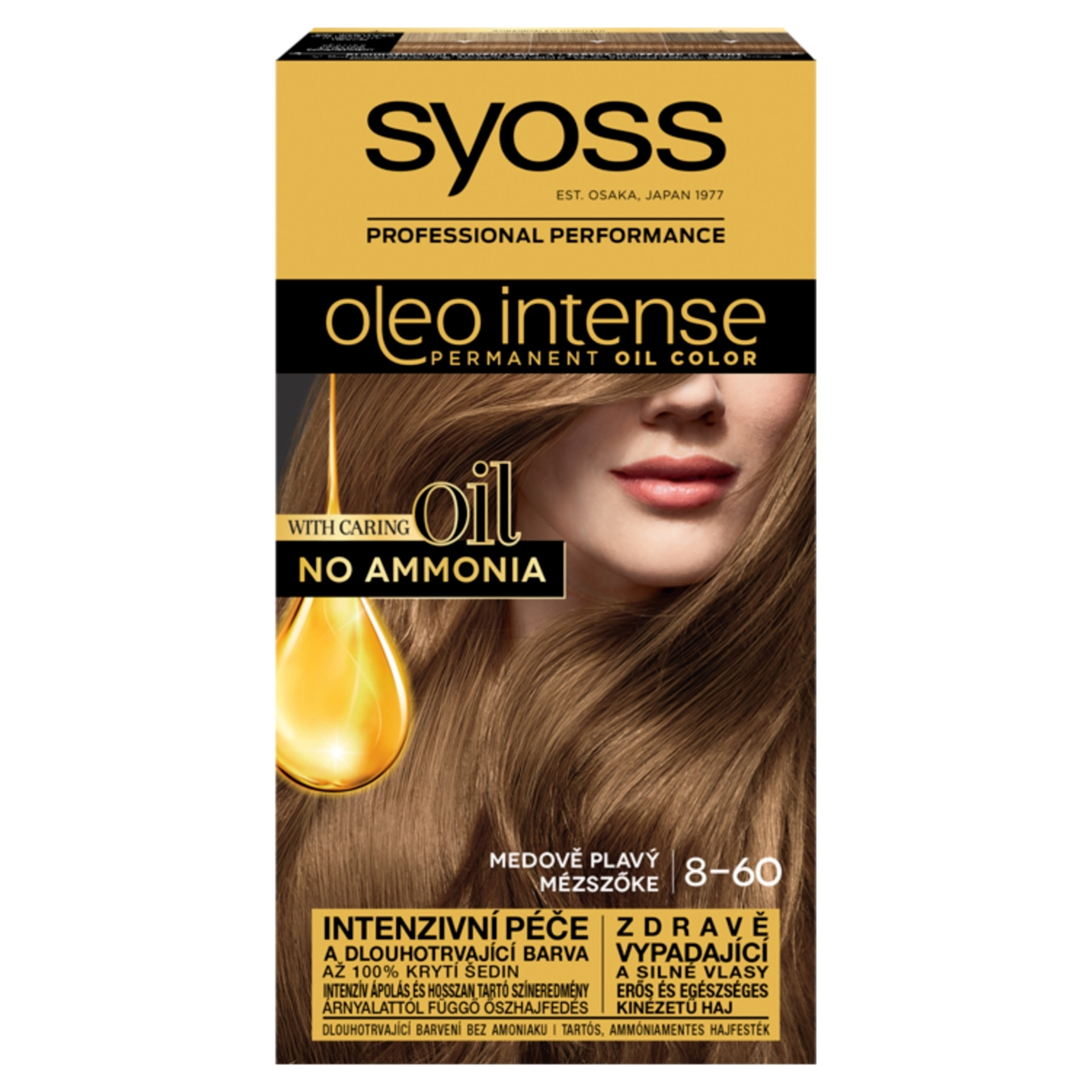 Syoss Color Oleo intenzív olaj hajfesték 8-60 mézszőke - 1 db