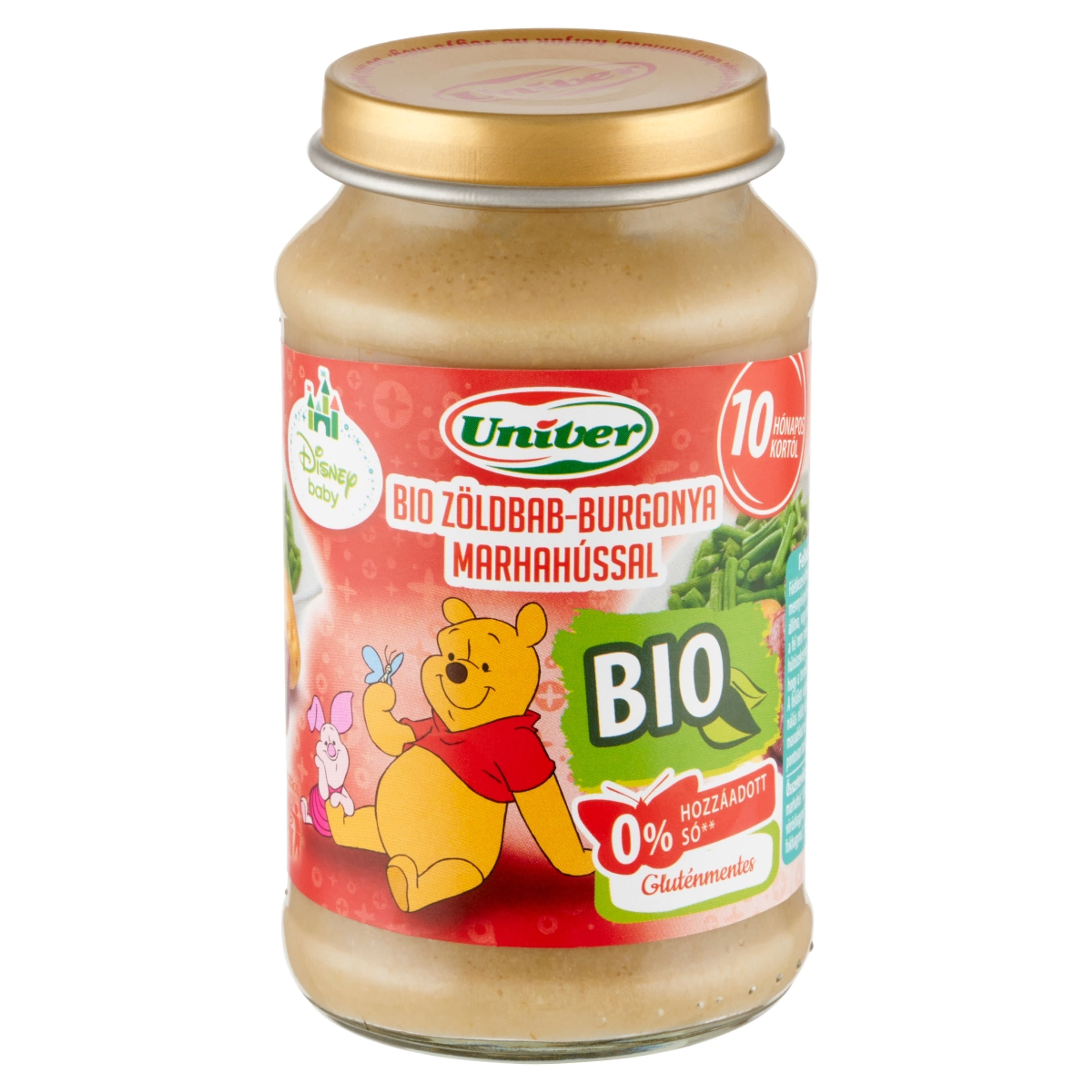 Univer Bébiétel Zöldbab Burgonyával És Marhahús Ízesítéssel 10 Hónapos Kortól - 220 g-2