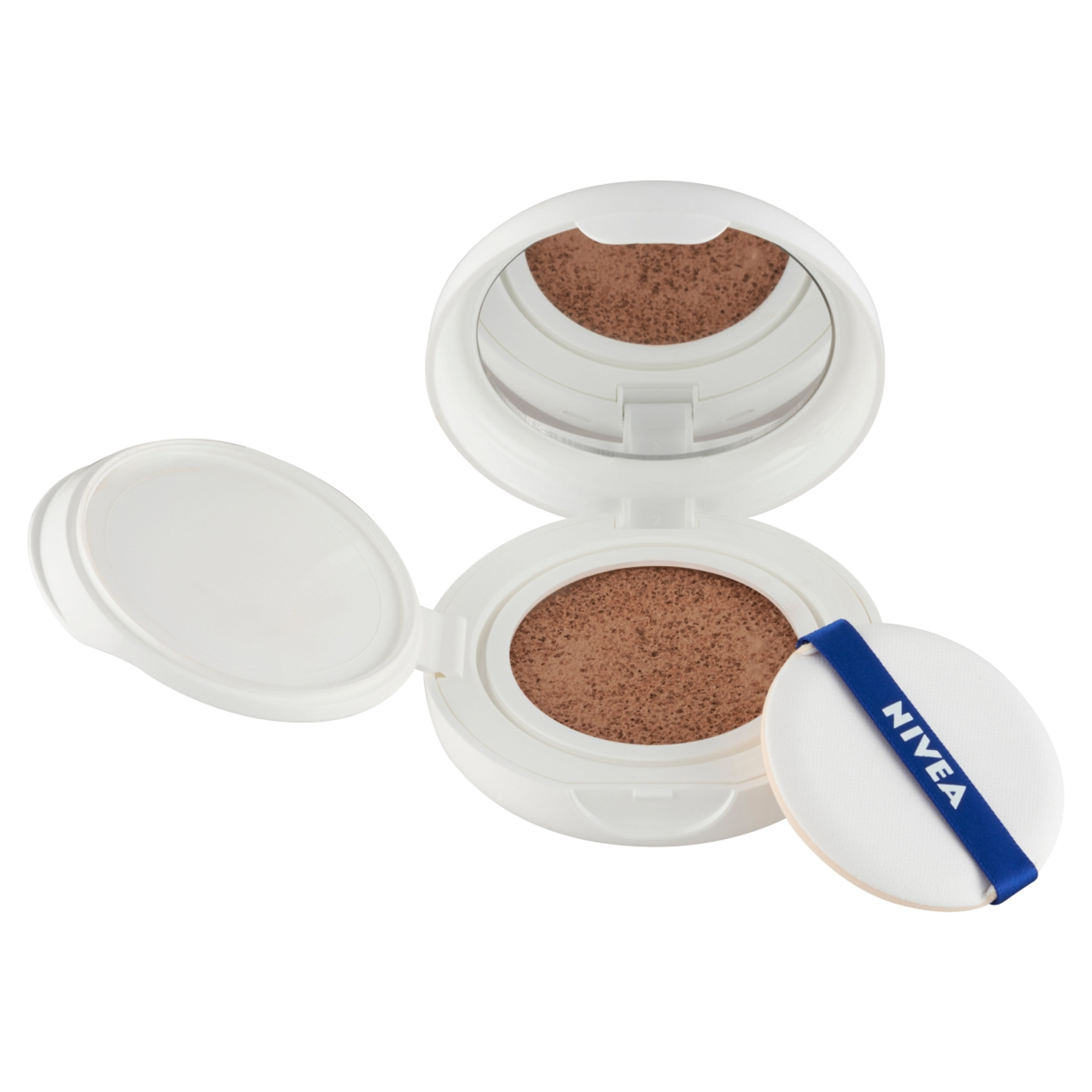 Nivea Q10 Anti-Rughe Power Cushion 3 az 1-ben színezett bőrápoló sötét bőrre - 15 g-2