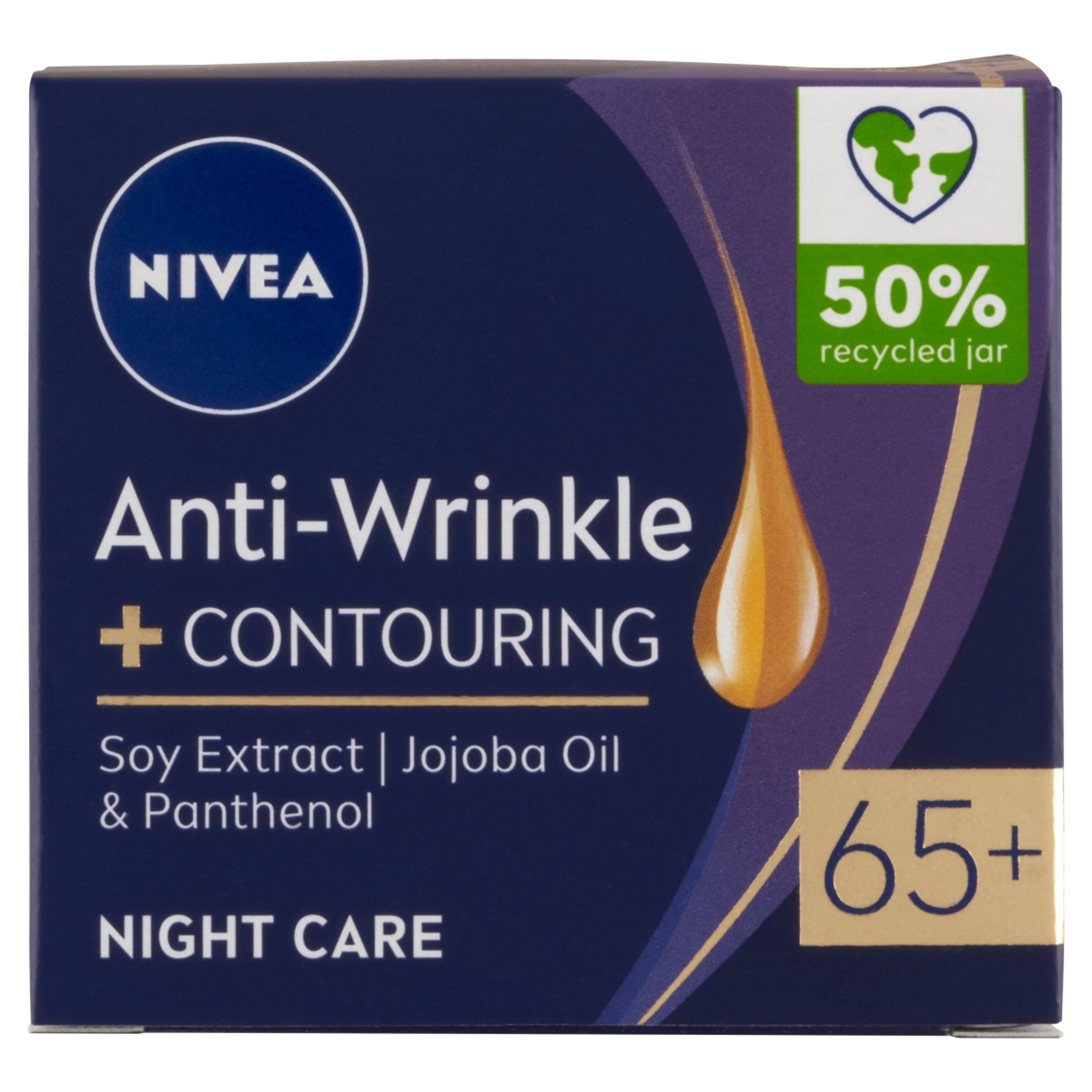 Nivea Anti Wrinkle 65+ éjszakai krém - 50 ml