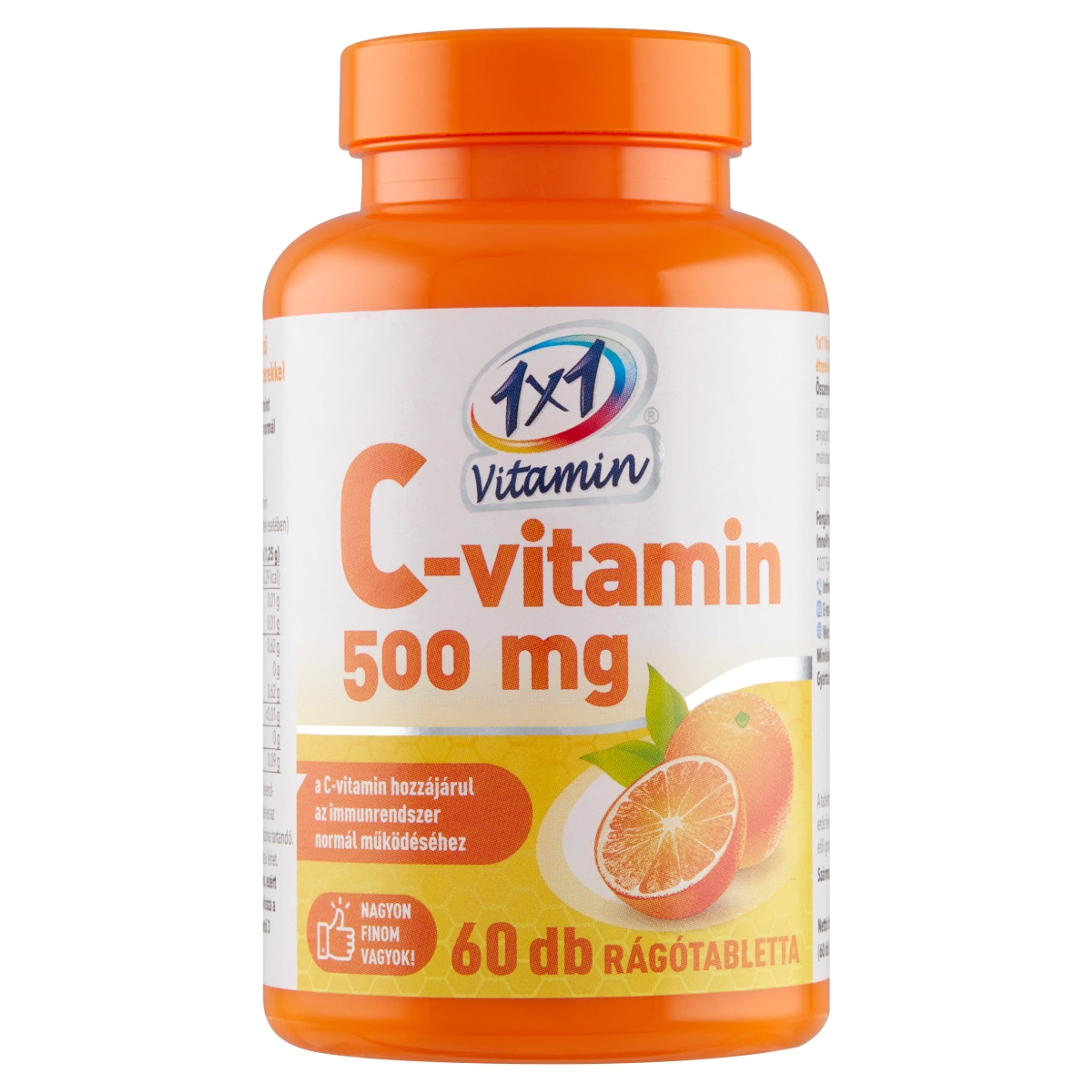 1x1 Vitaday C-Vitamin 500mg Rágótabletta - 60 db-1