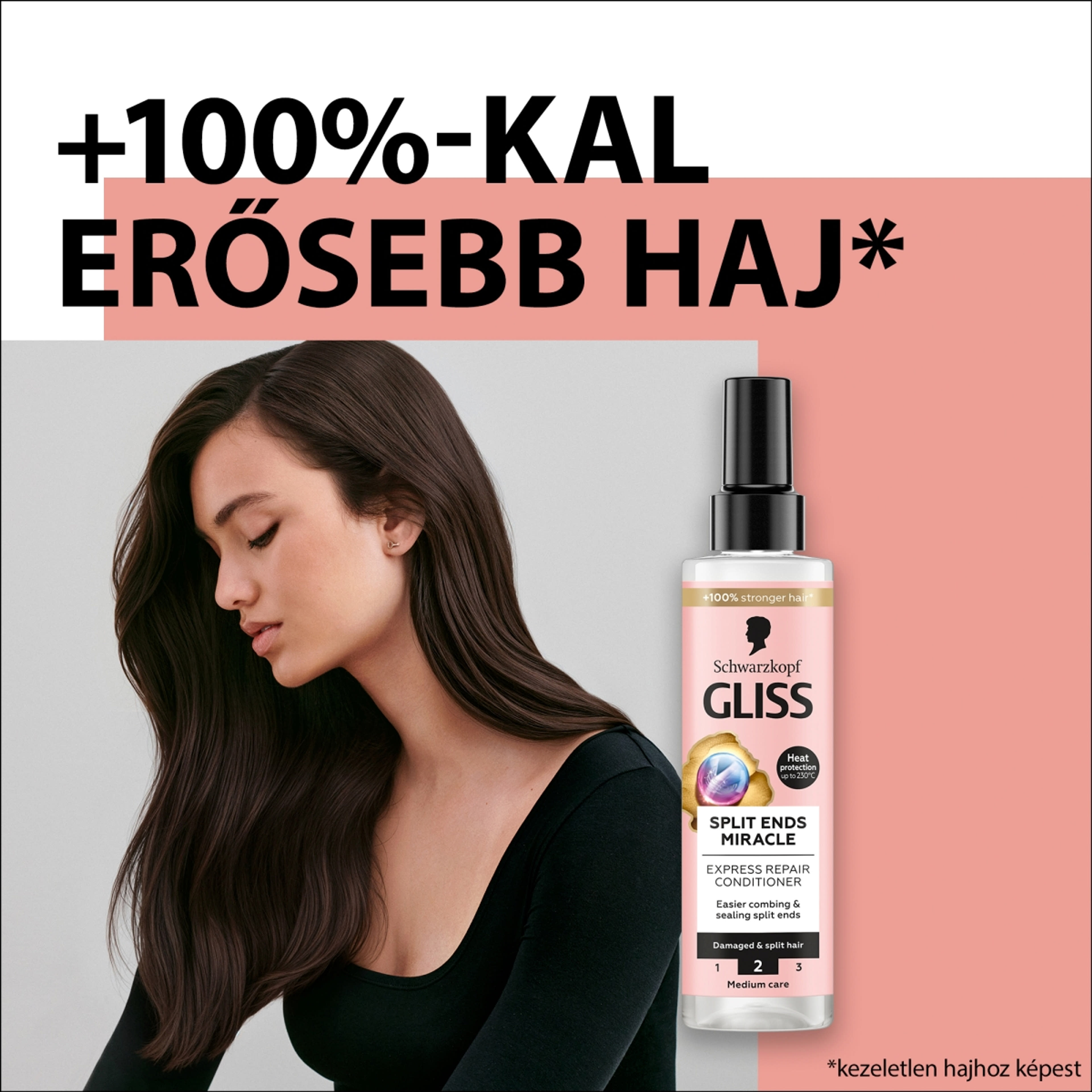 Gliss Express Repair Split Ends Miracle hajregeneráló balzsam - 200 ml-3