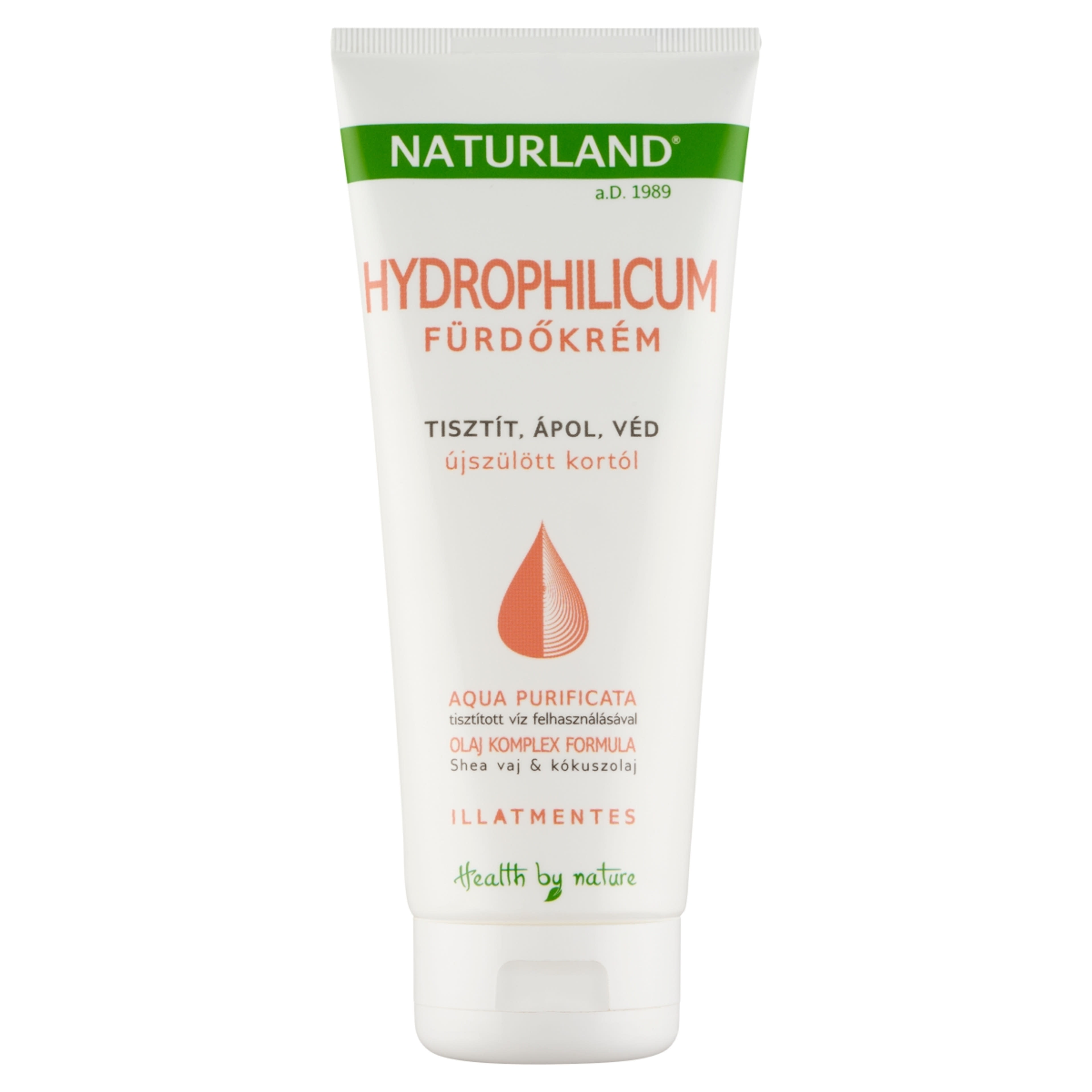 Naturland Hydrophilicum fürdőkrém illatmentes - 180 ml-2