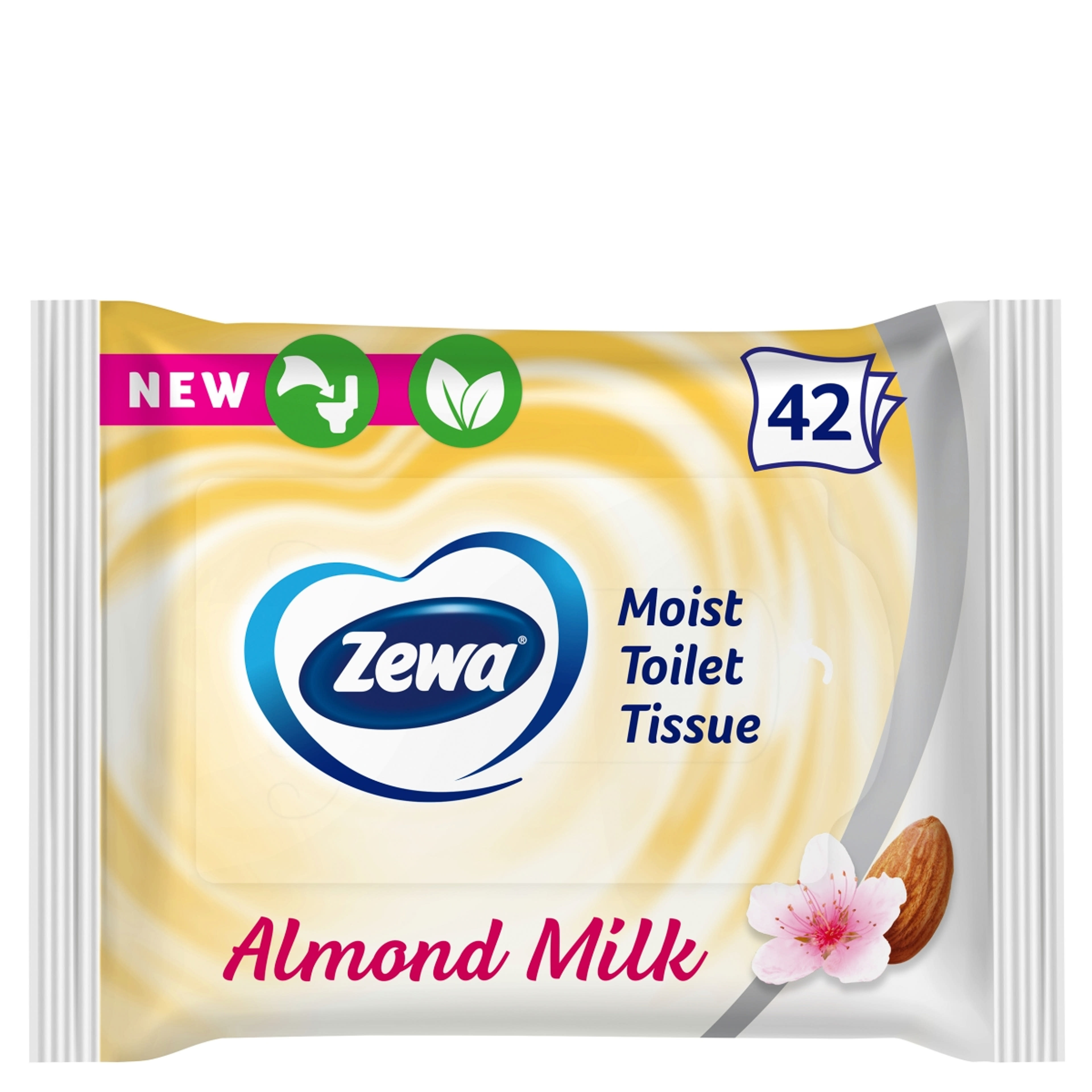 Zewa Almond Milk Nedves Toalettpapír - 42 db-3