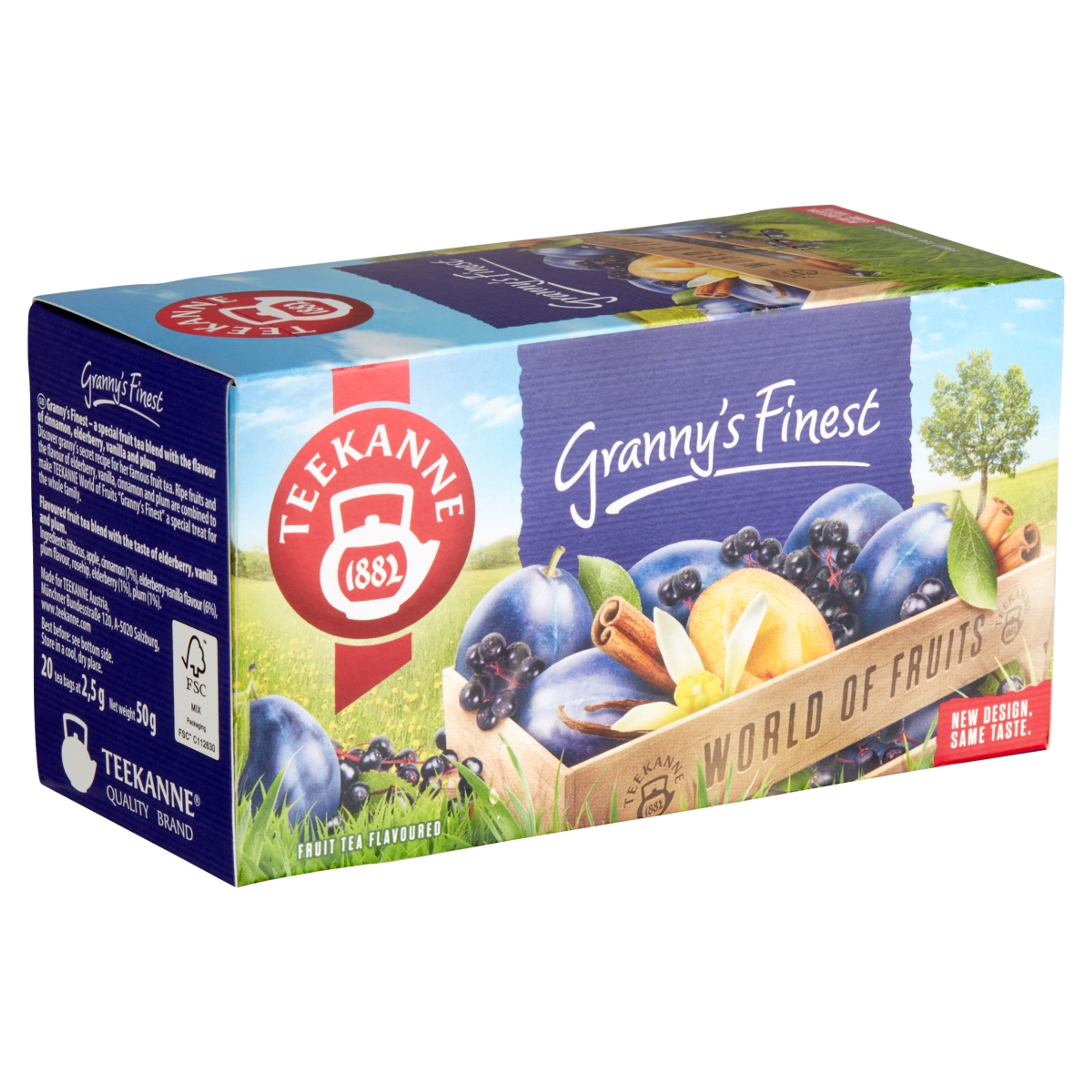 Teekanne grannys finest szilva-fahéj gyümölcstea - 50 g-2