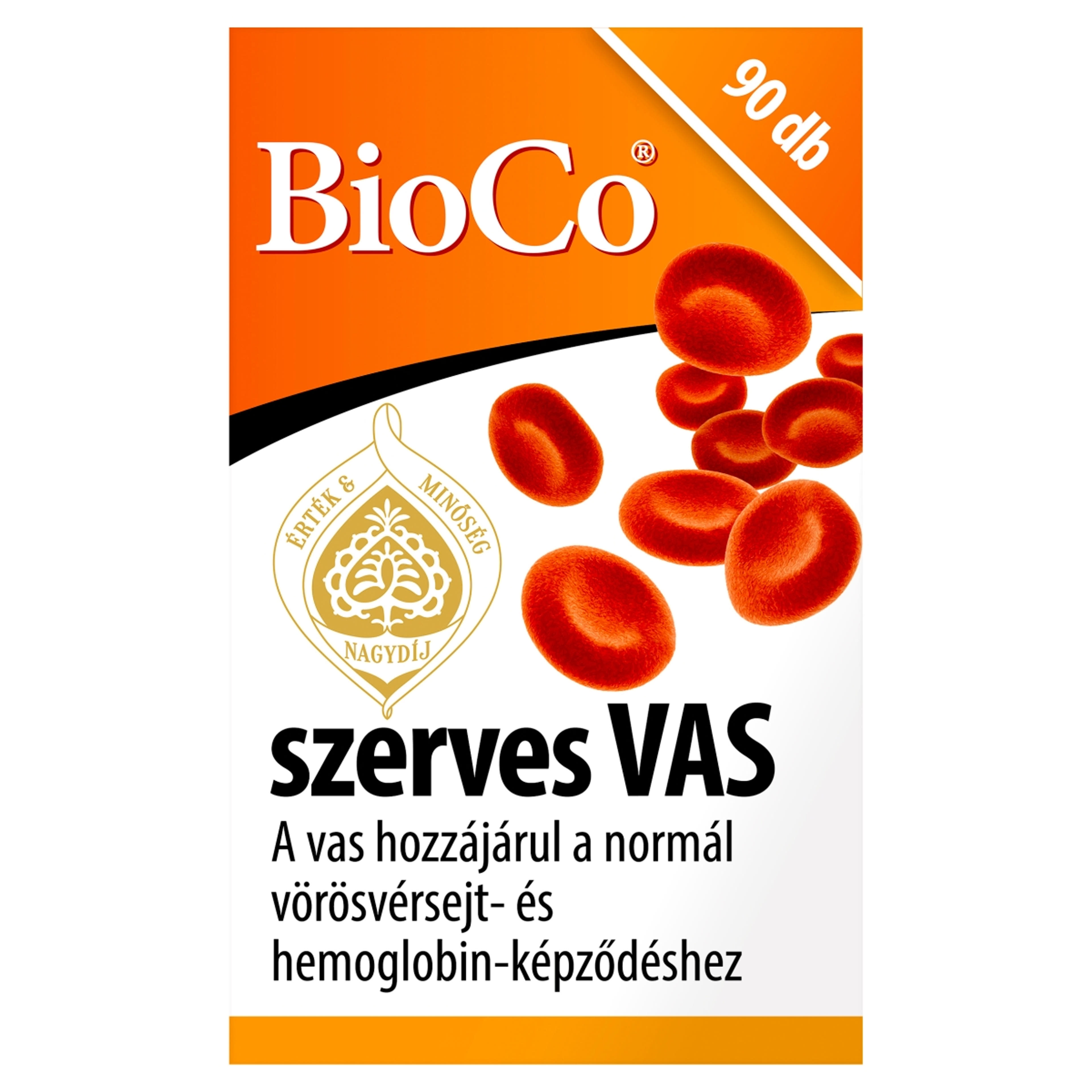 Bioco szerves vas tabletta - 90 db