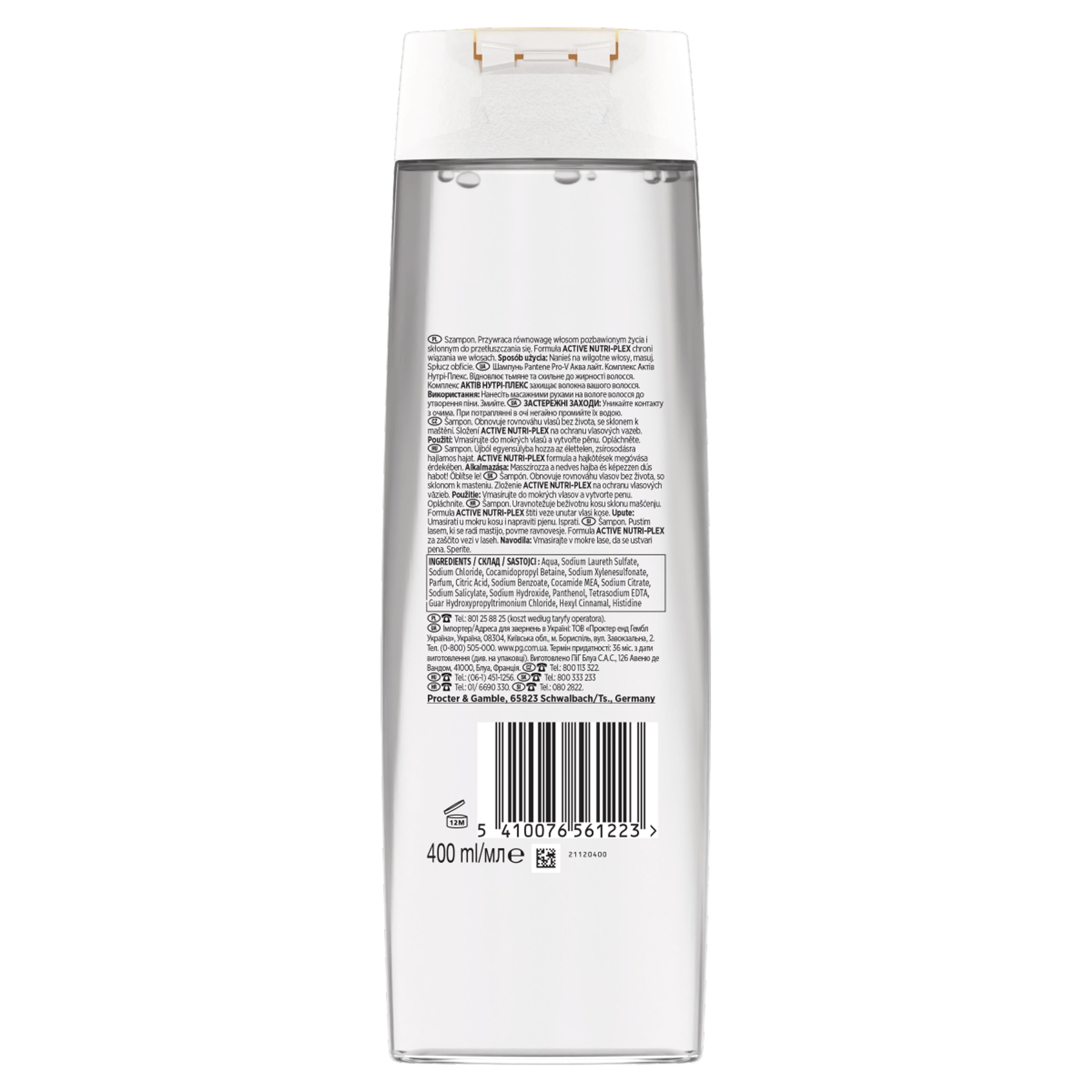 Pantene Pro-V Aqua Light sampon - 400 ml-2