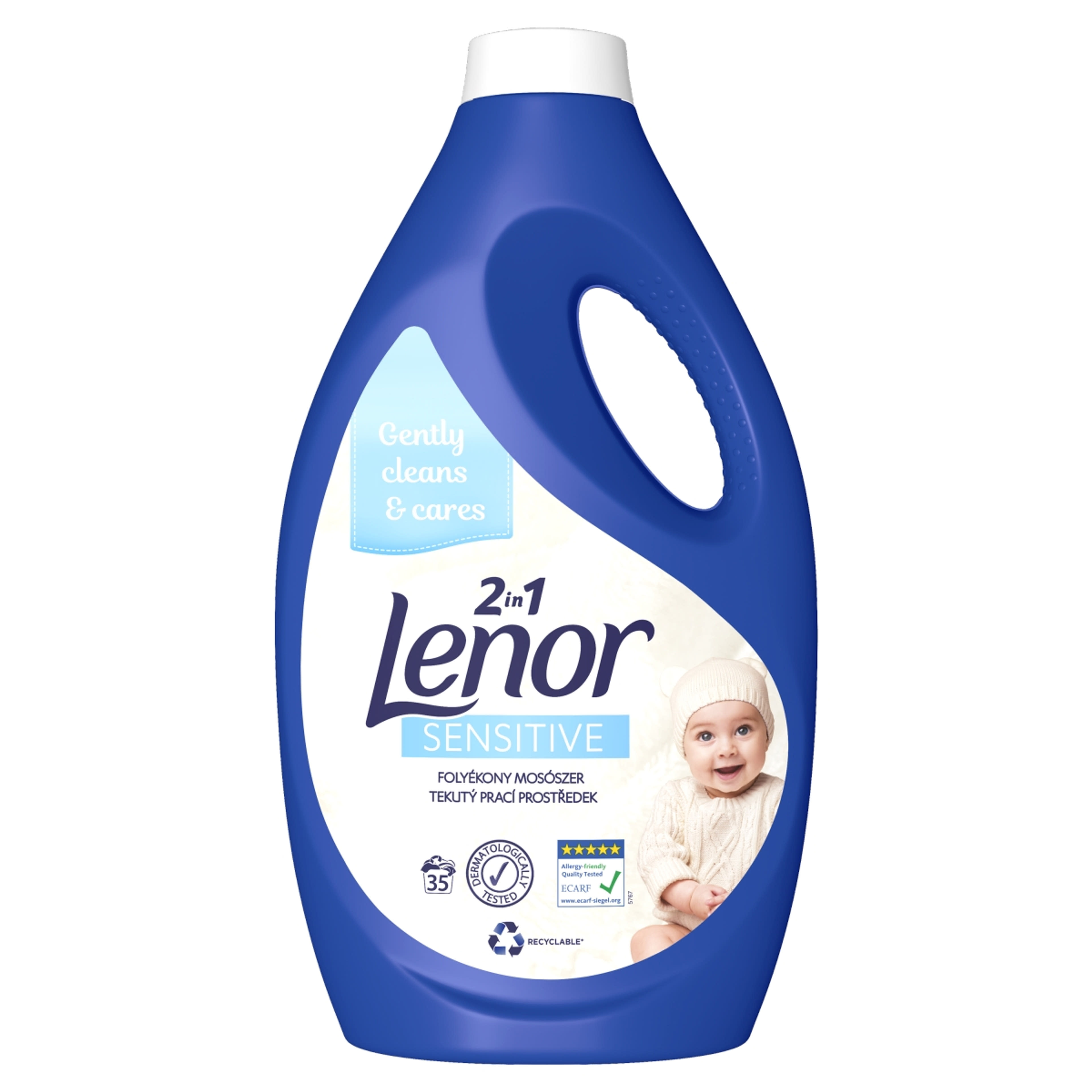 Lenor Sensitive folyékony mosószer 35 mosáshoz - 1925 ml