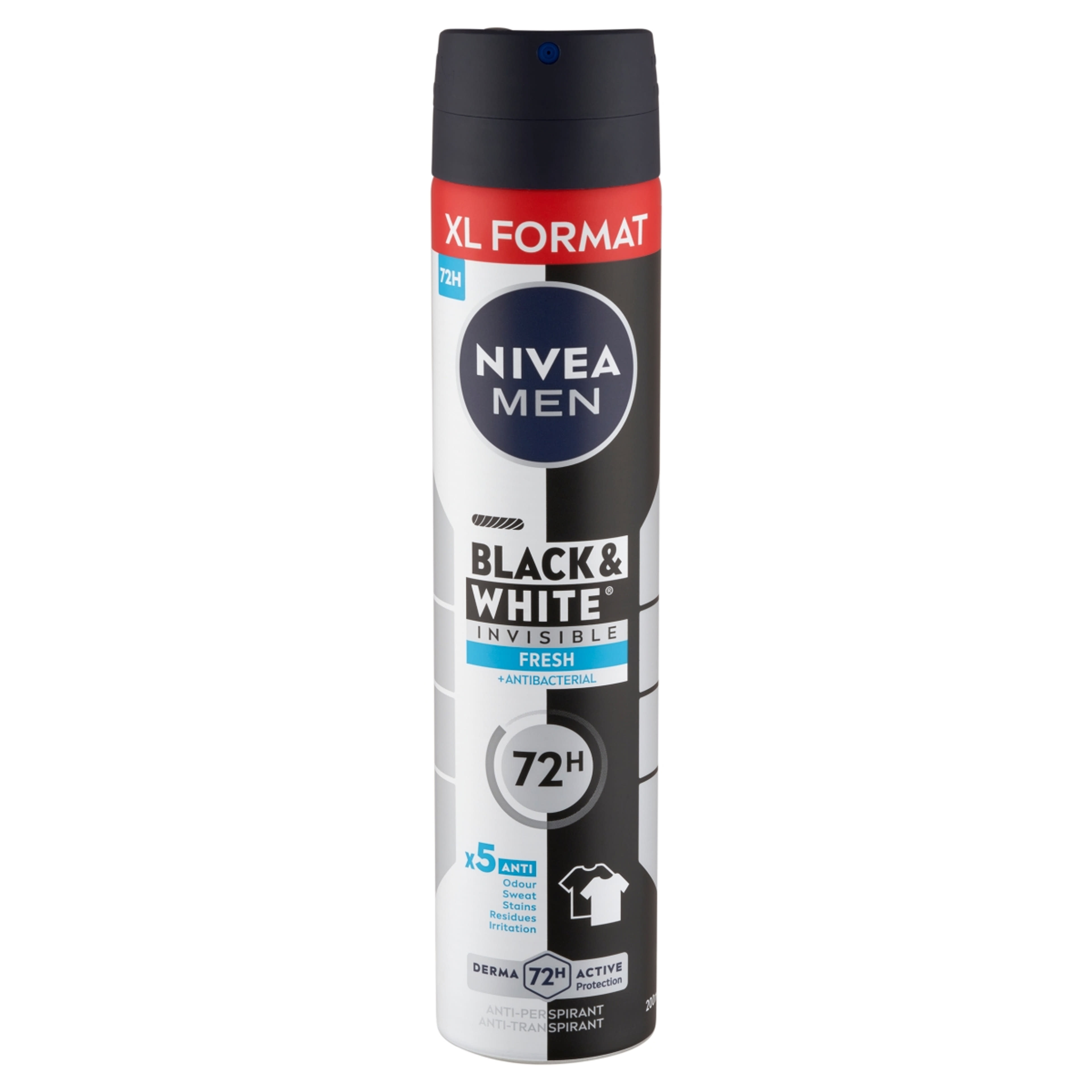 Nivea Men Black & White Invisible Fresh izzadásgátló dezodor - 200 ml-2