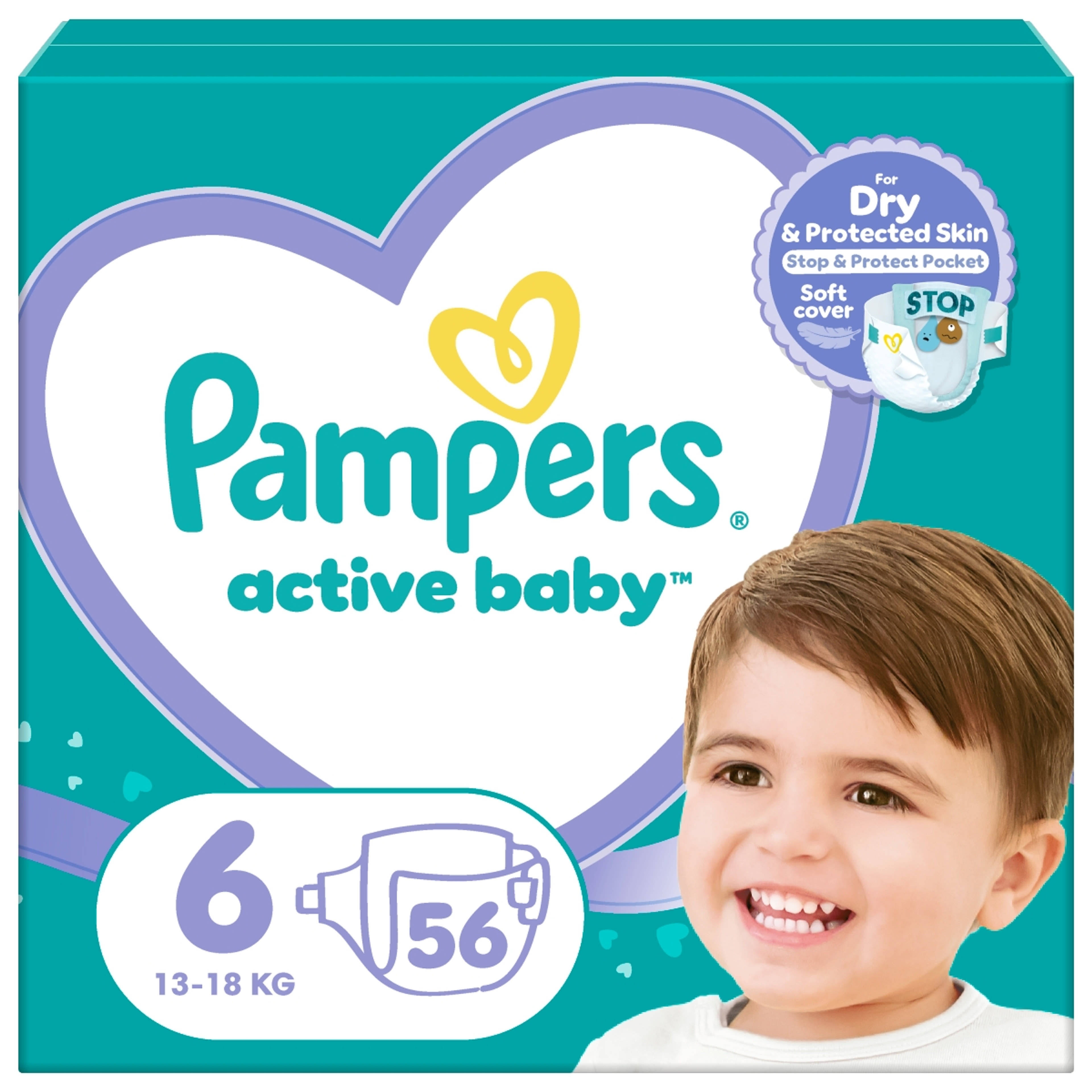 Pampers Active Baby Giant Pack Pelenka 6 - 56 db-9