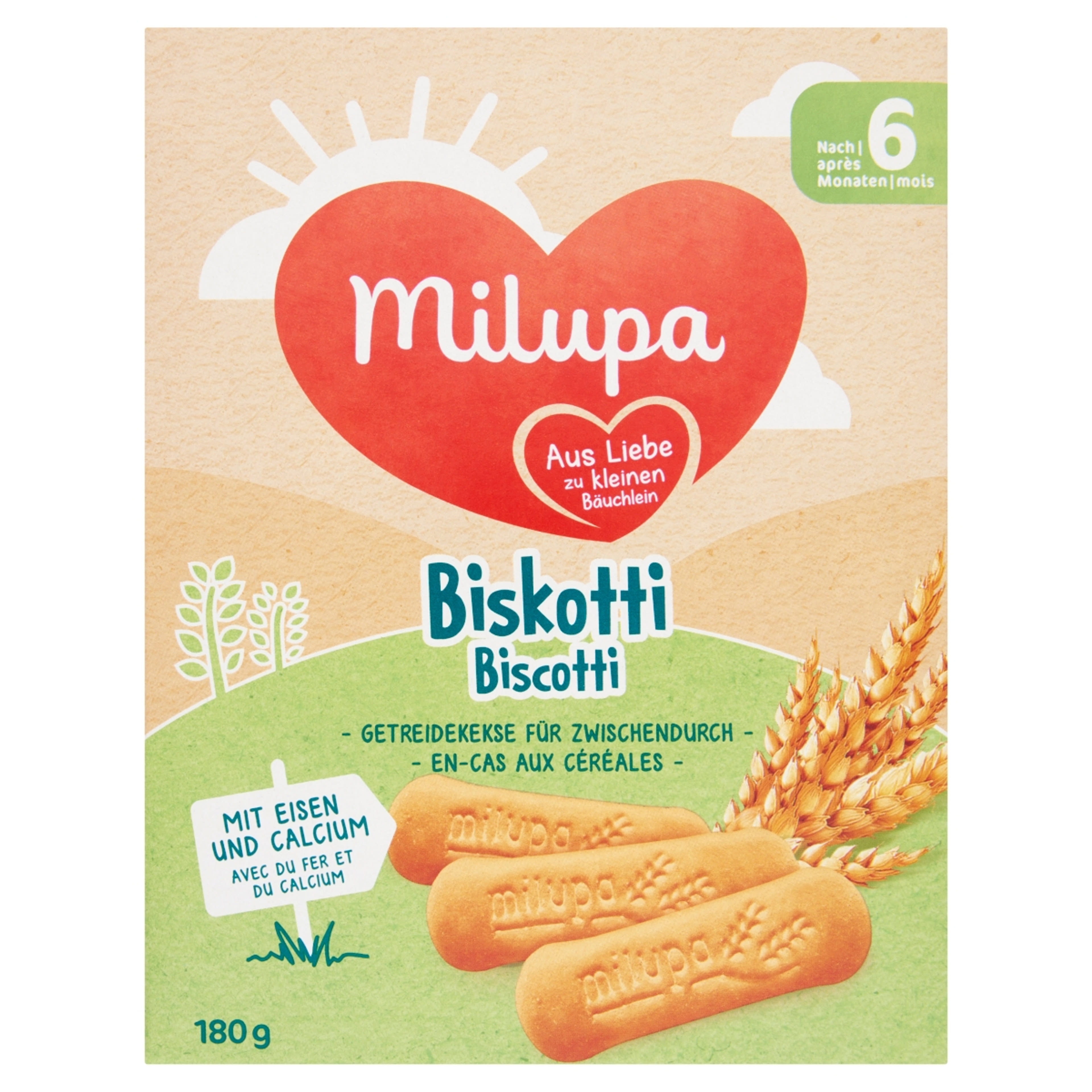 Milupa Biskotti Keksz Babáknak 6 Hónapos Kortól - 180 g