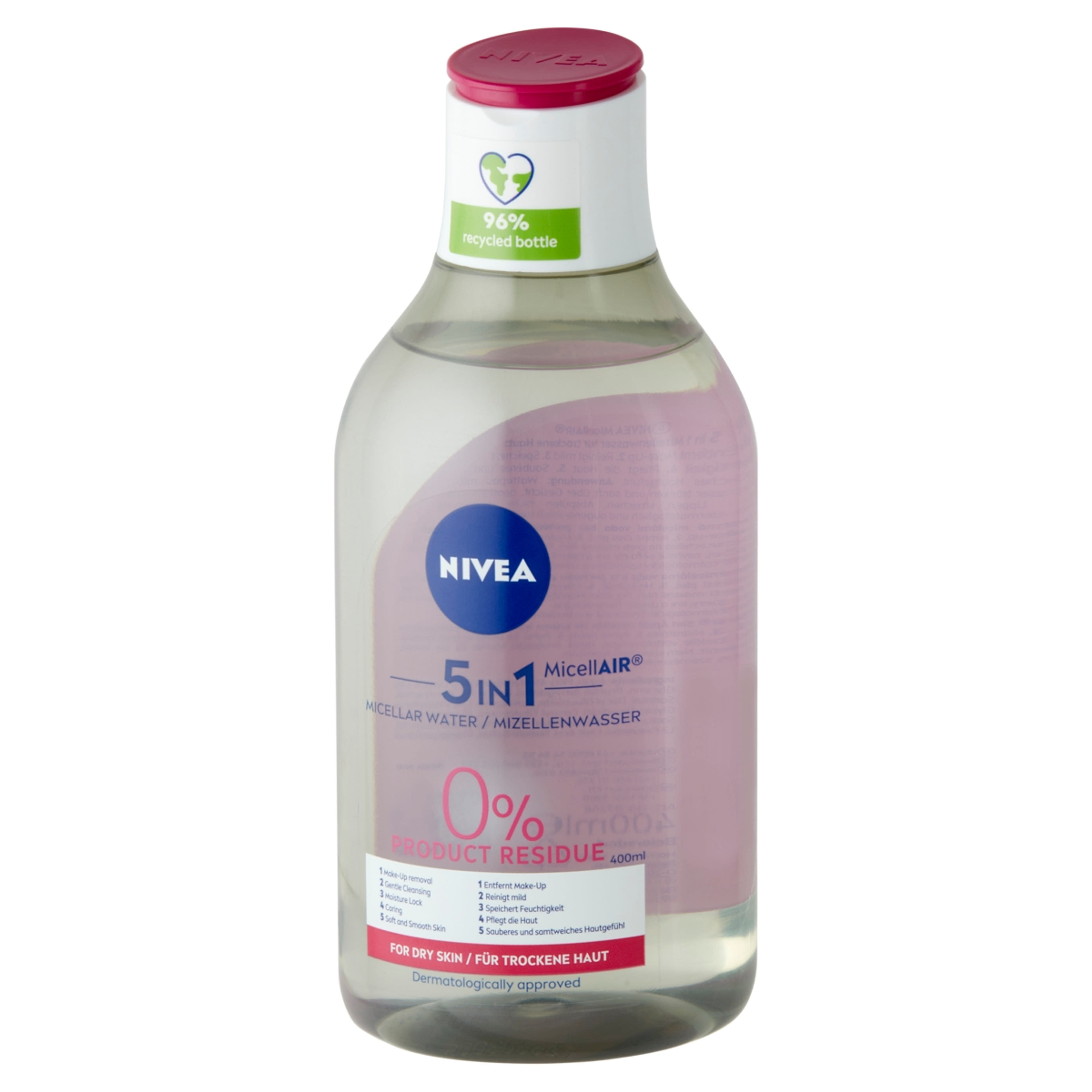 NIVEA Gyengéden Ápoló Micellás Arctisztító Száraz Bőrre - 400 ml-3