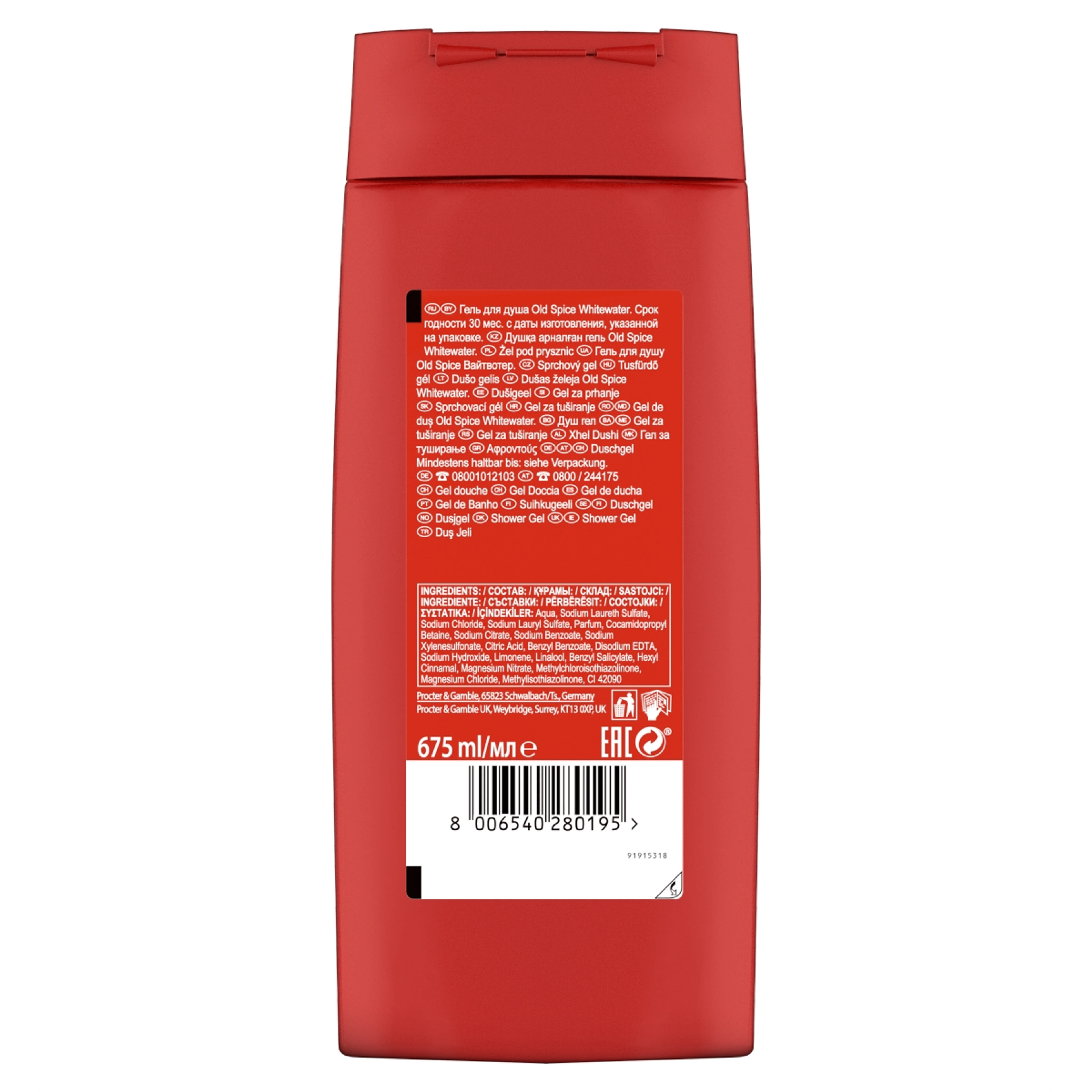 Old Spice Whitewater tusfürdő - 675 ml-2