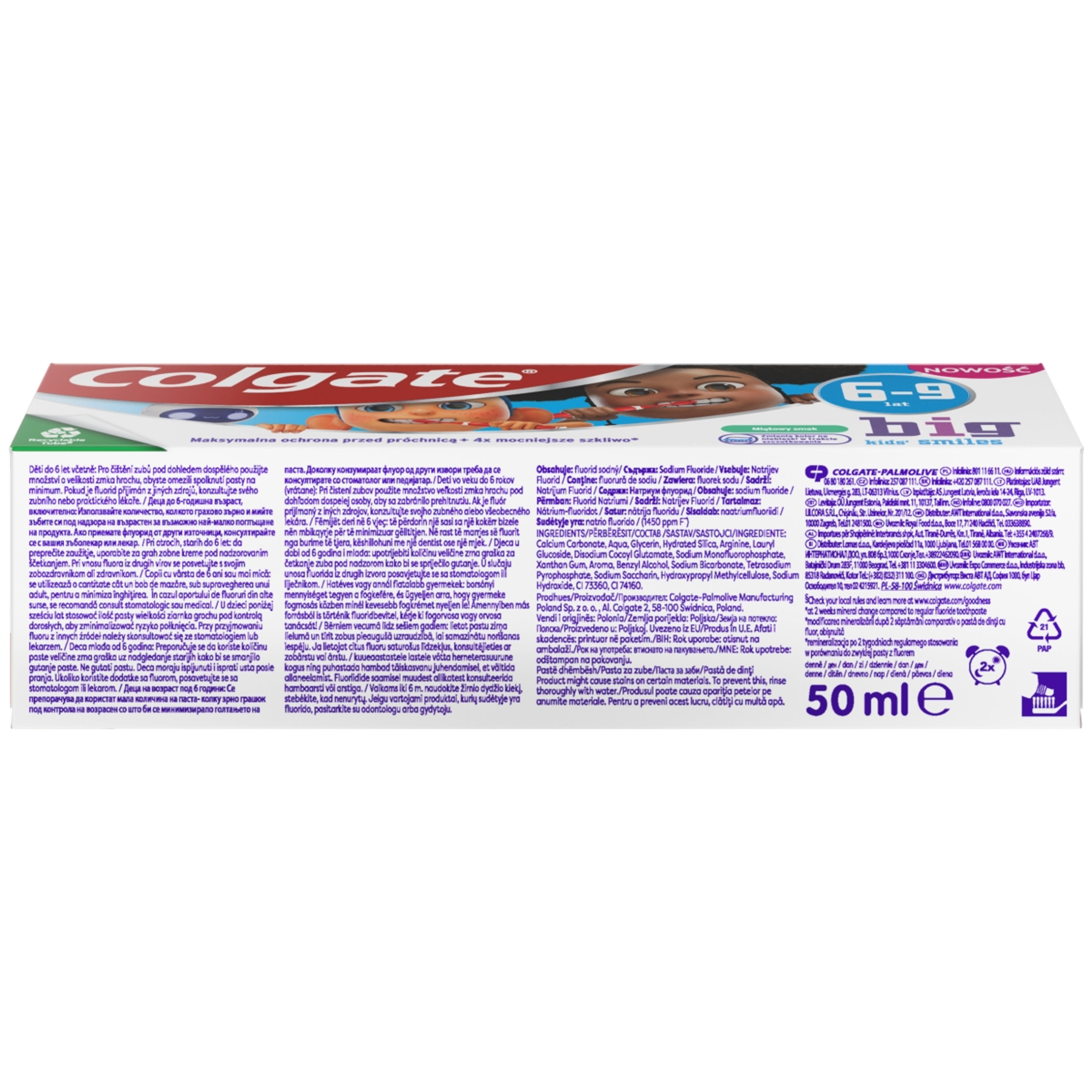 Colgate Kids Smiles fogkrém 6-9 éves gyerekek részére - 50 ml-3