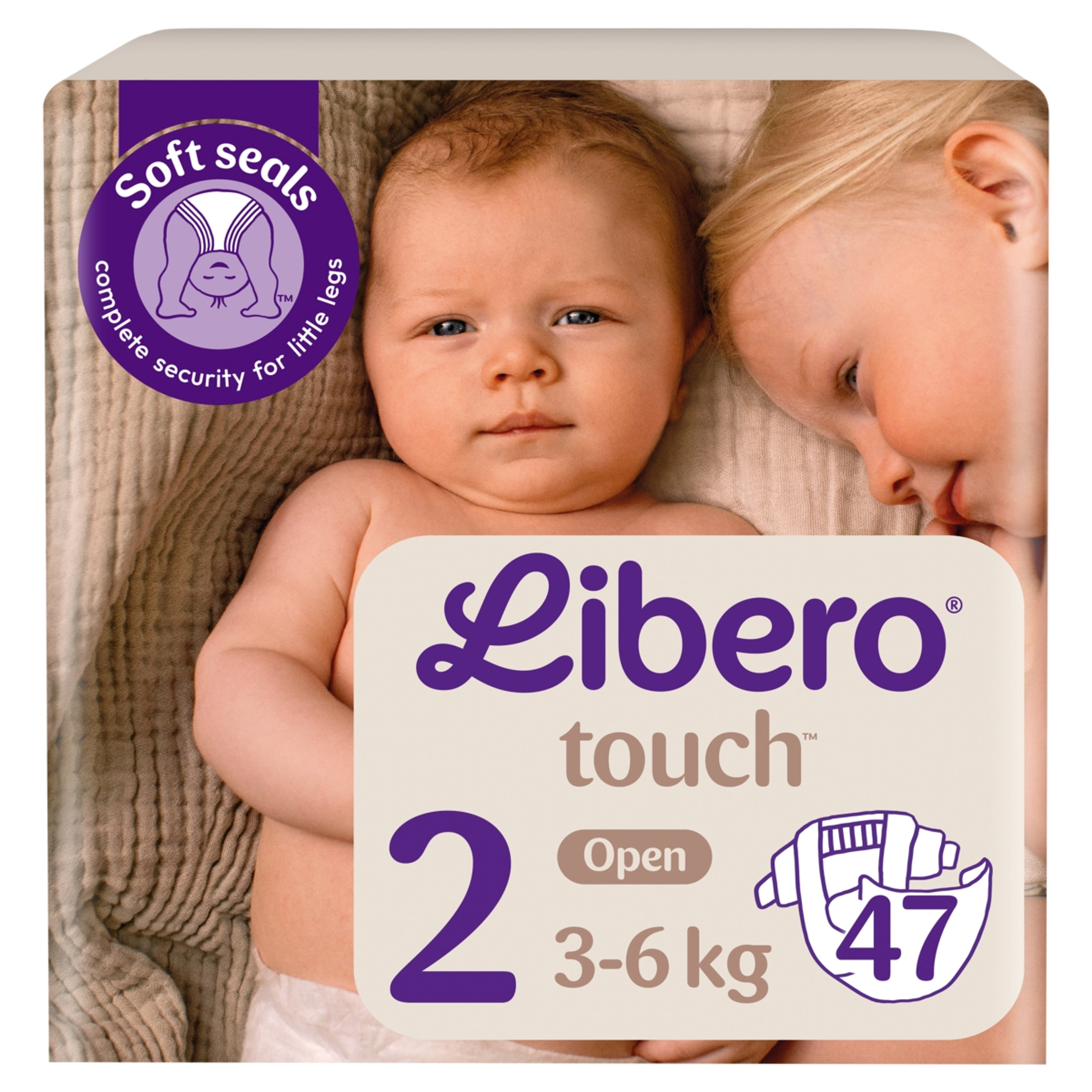 Libero Touch nadrágpelenka, méret: 2, 3-6 kg - 47 db-7