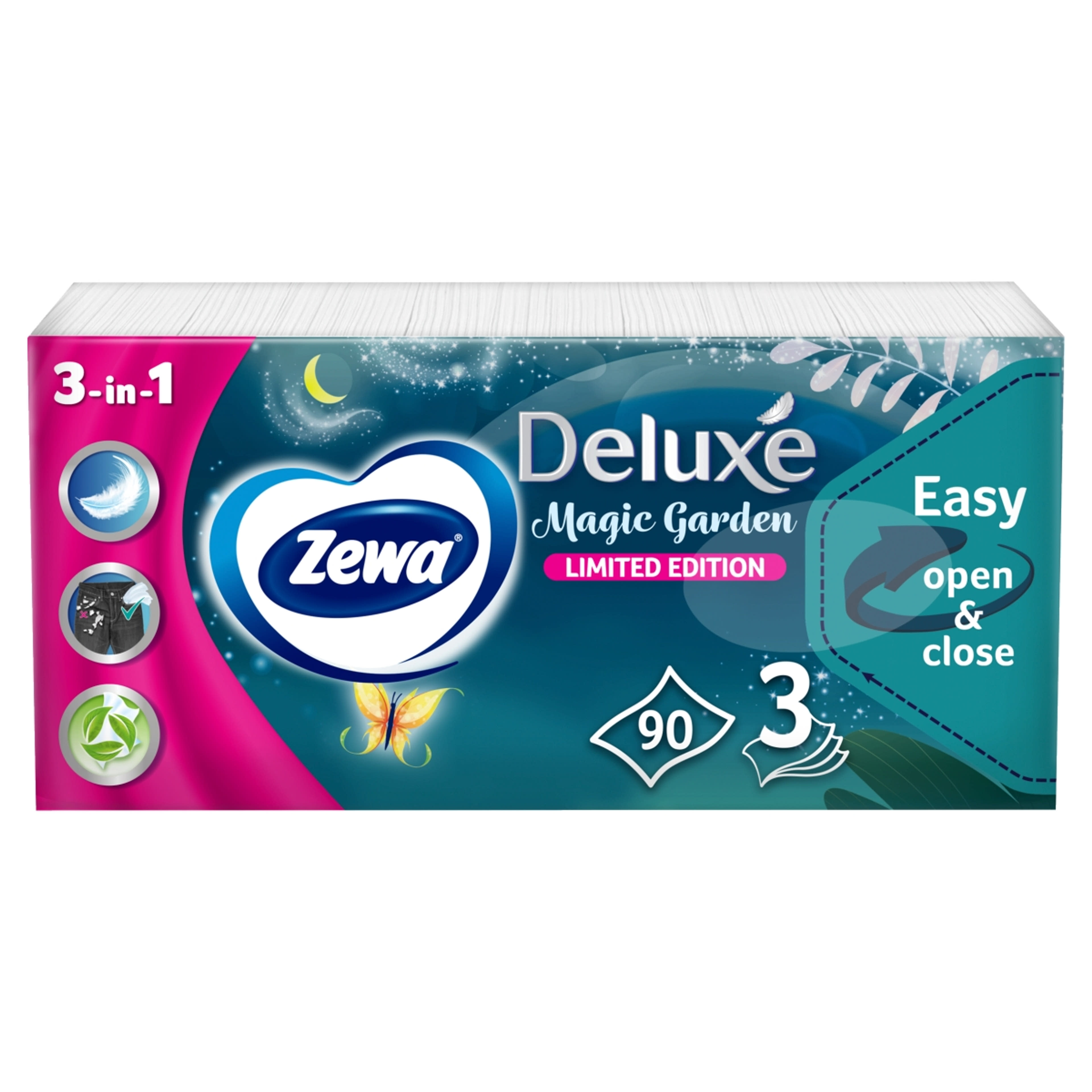 Zewa Deluxe Limited Edition papír zsebkendő 3 rétegű - 90 db-6