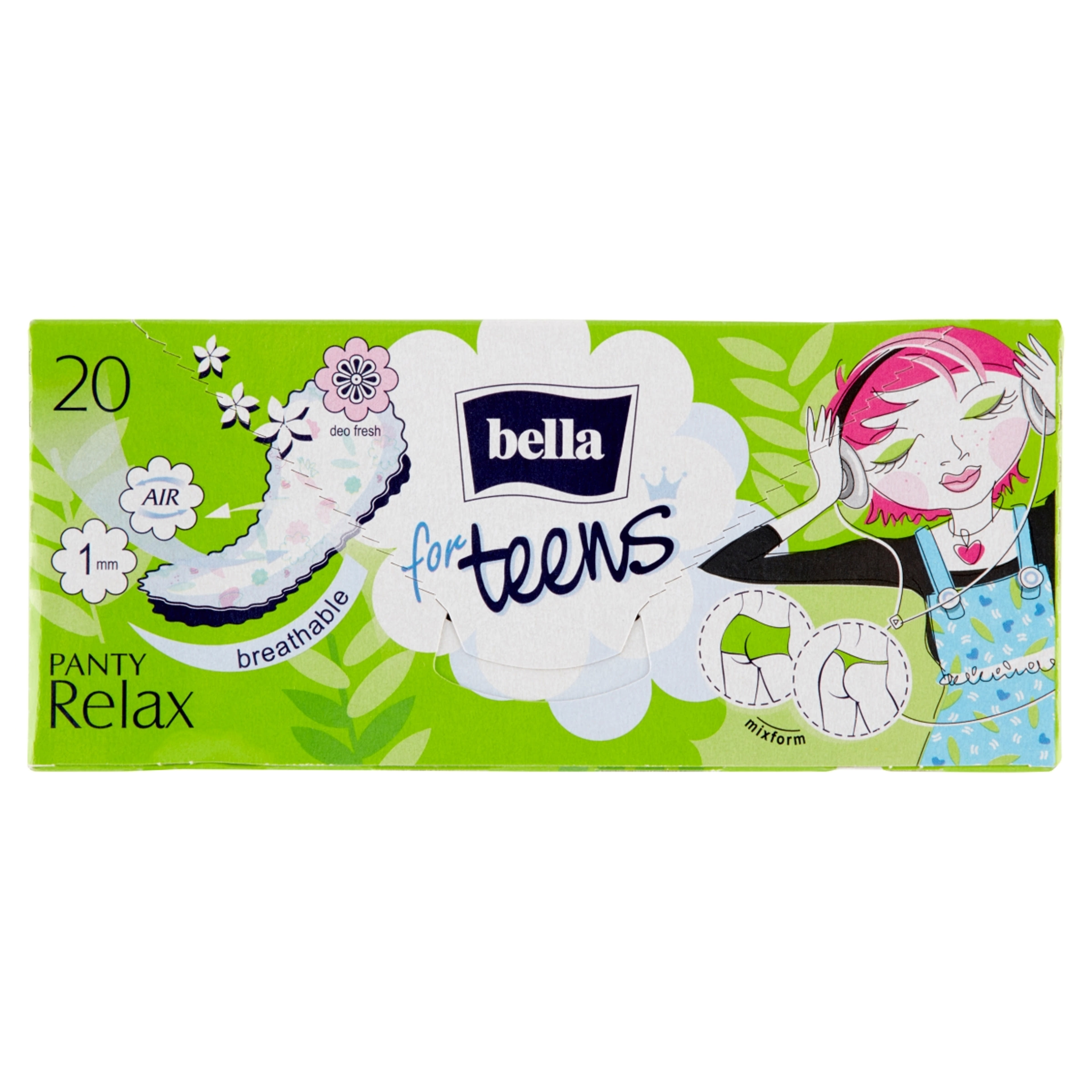 Bella for Teens Relax illatosított tisztasági betét - 20 db-2
