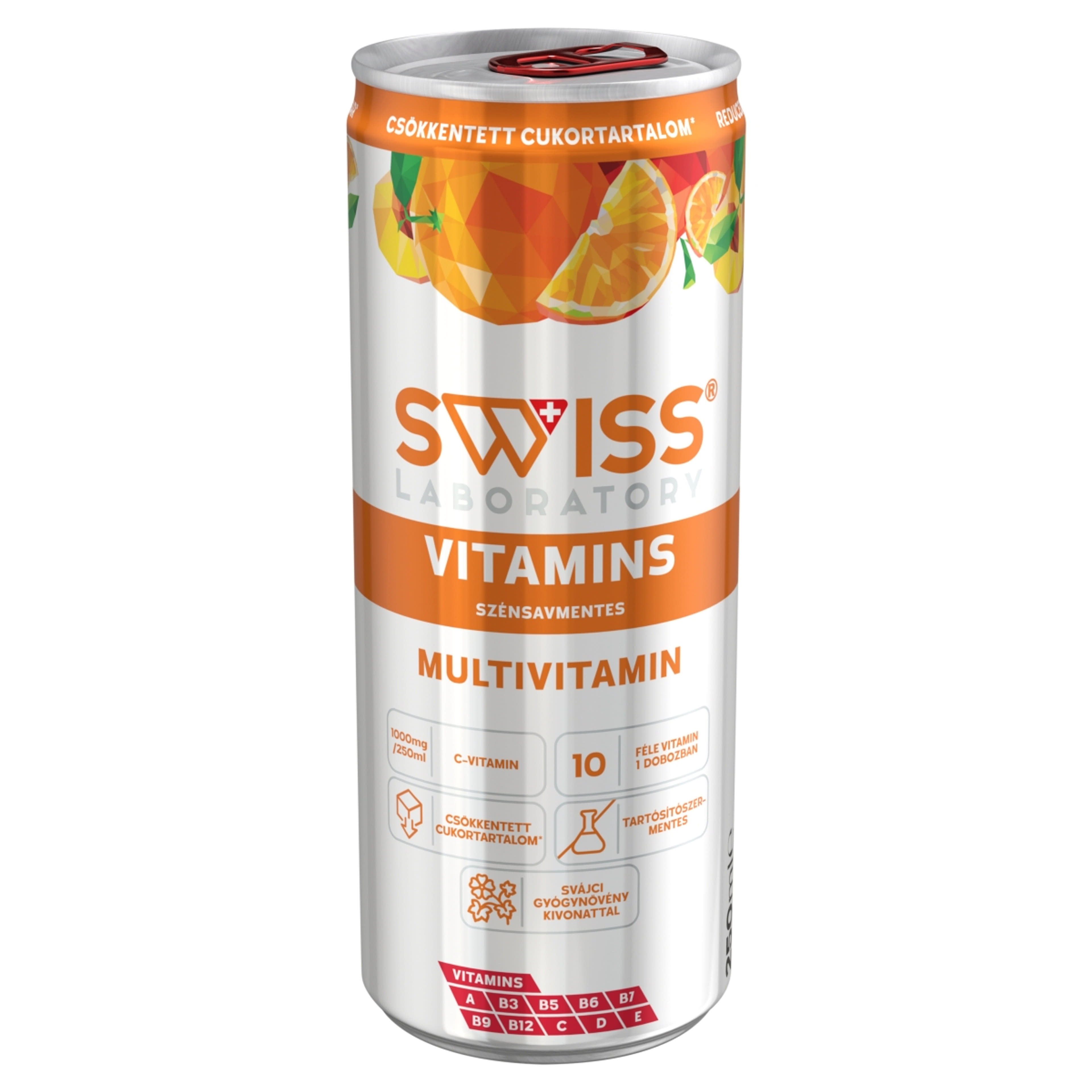 Swiss Laboratory Multivitamin szénsavmentes ital vegyesgyümölcsös - 250 ml-3