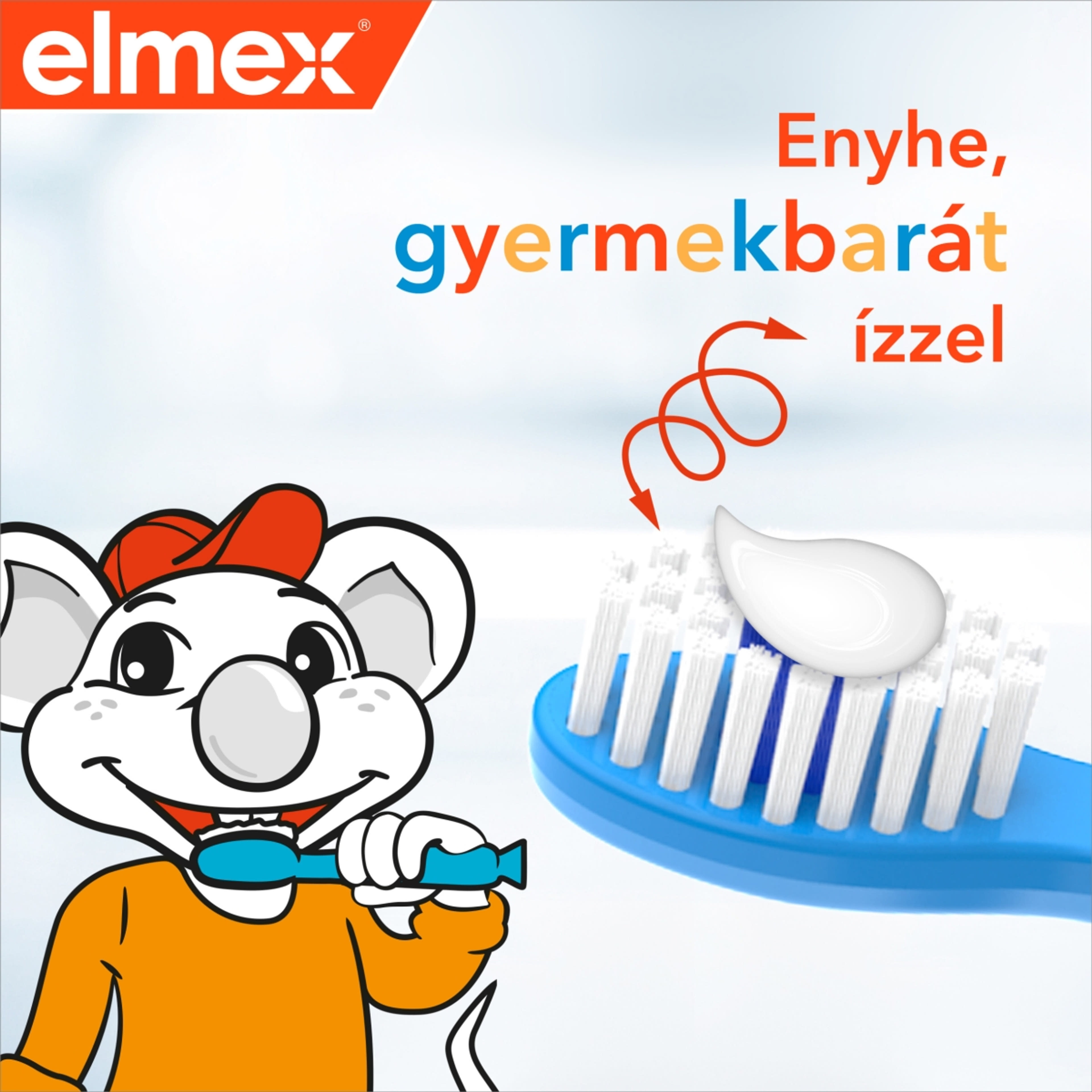 Elmex Kids gyerek fogkrém 0-6 éves gyermekeknek - 50 ml-7