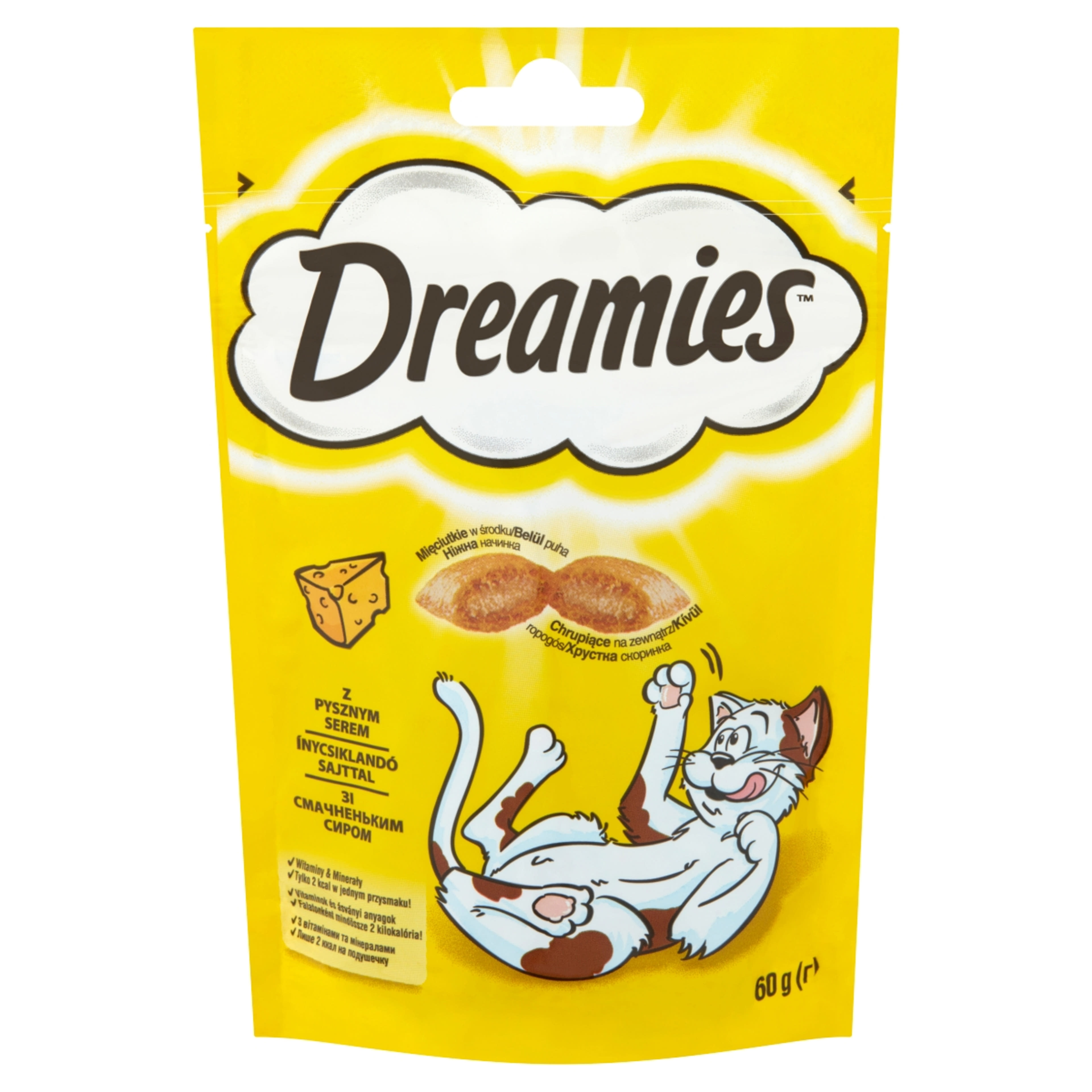 Dreamies jutalomfalat macskáknak, sajttal - 60 g-2