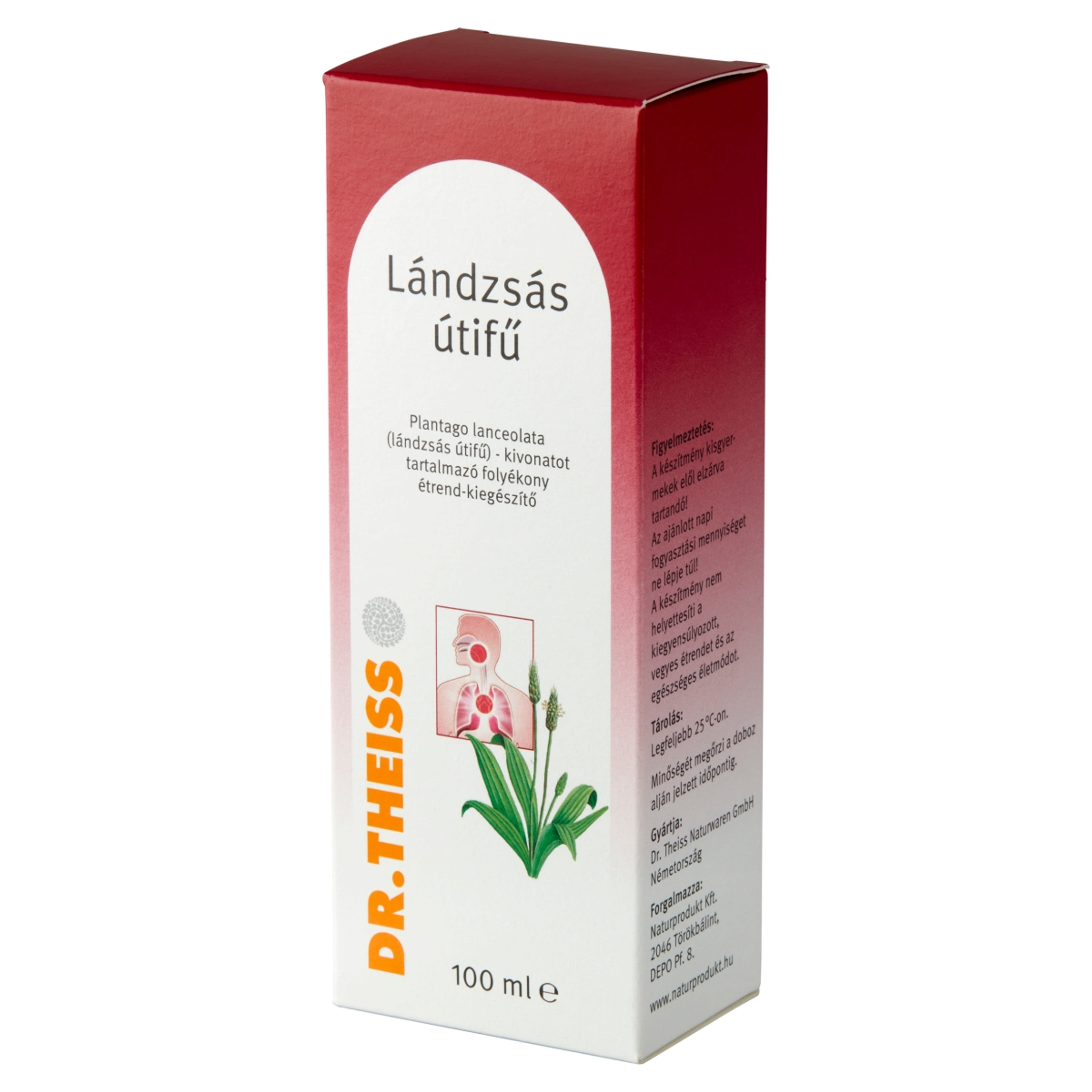Dr.Theiss Lándzsás Útifű Folyékony Étrendkiegészítő - 100 ml-3