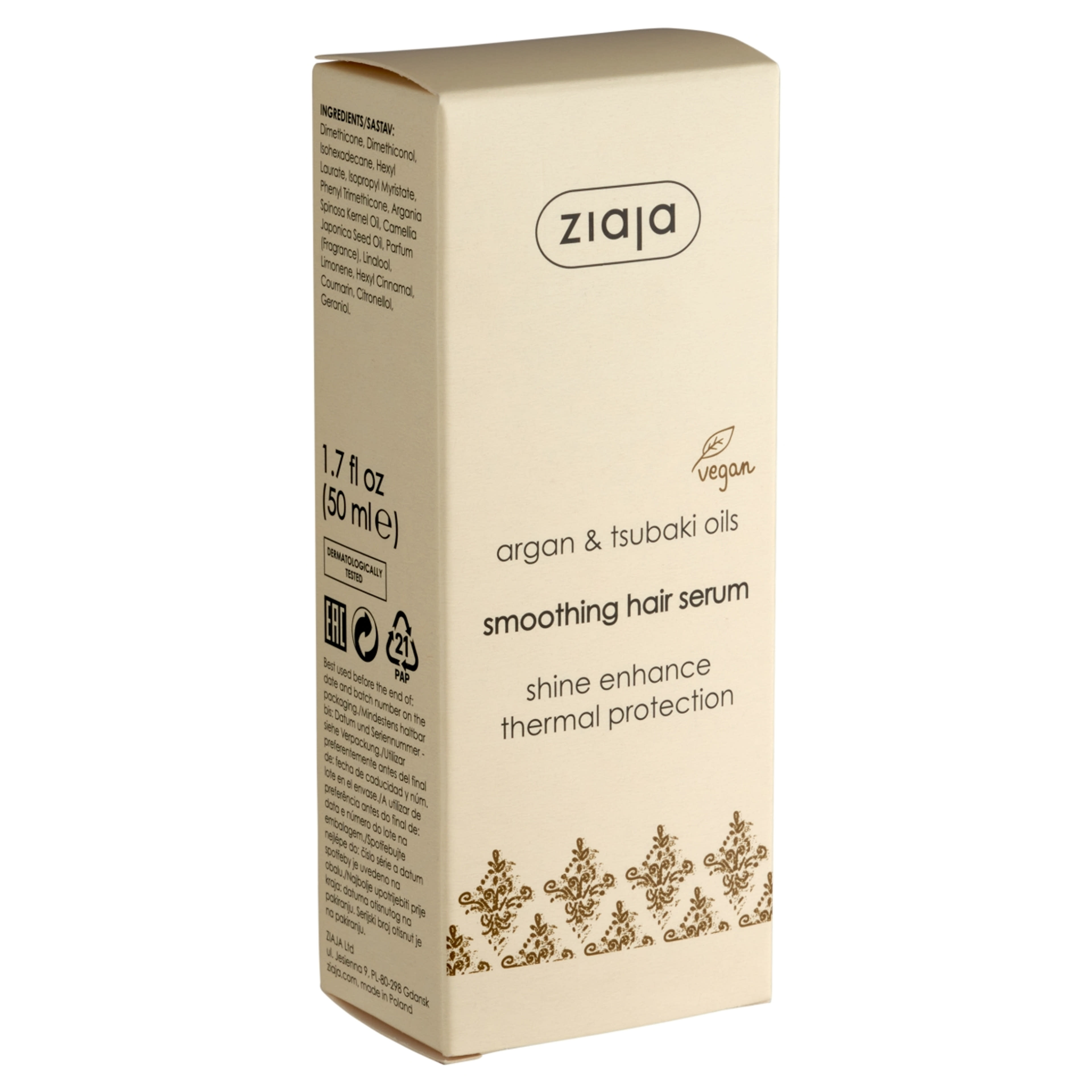 Ziaja Argan & Tsubaki Olaj hajszérum - 50 ml-2