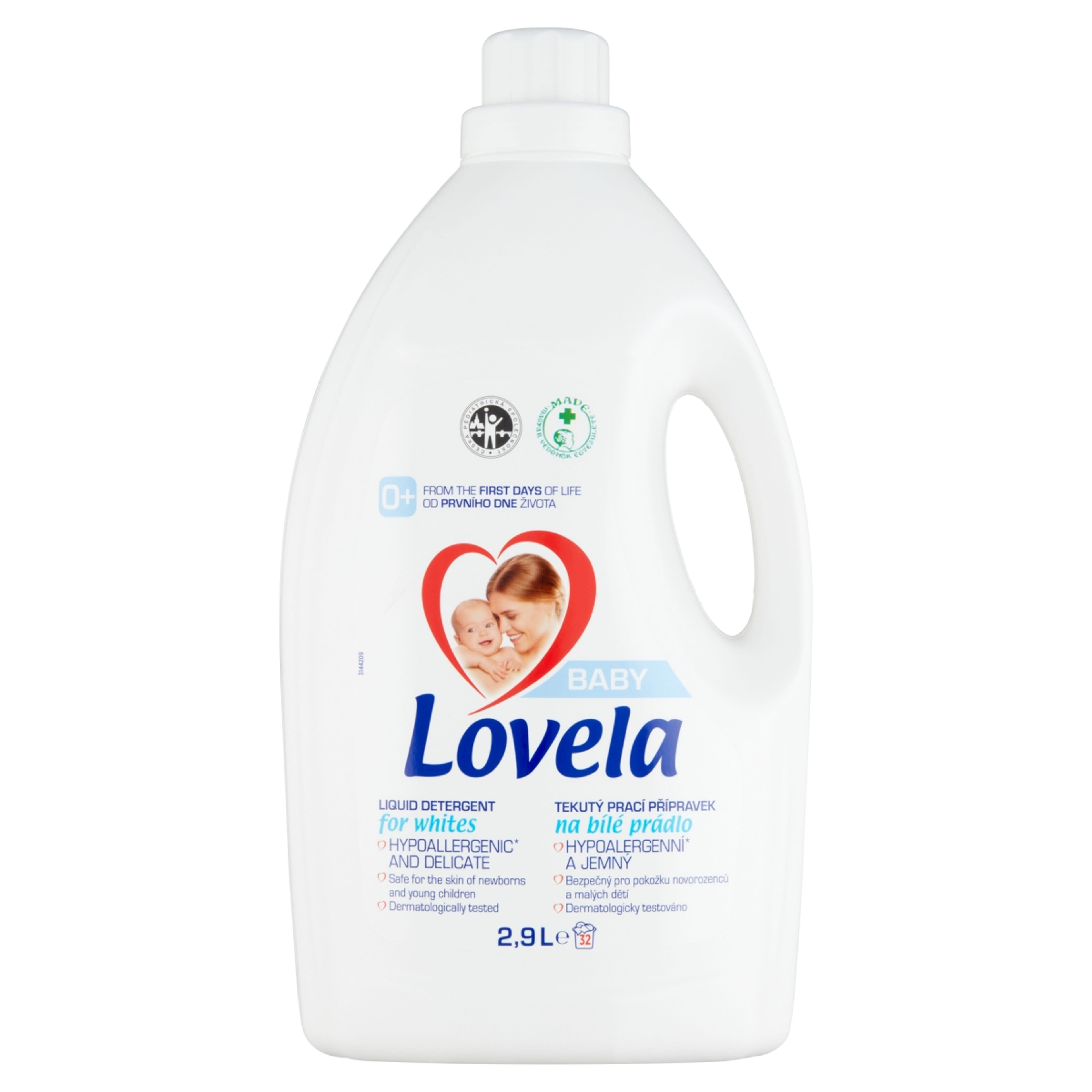 Lovela Baby folyékony mosószer fehér ruhákhoz 32 mosás - 2900 ml