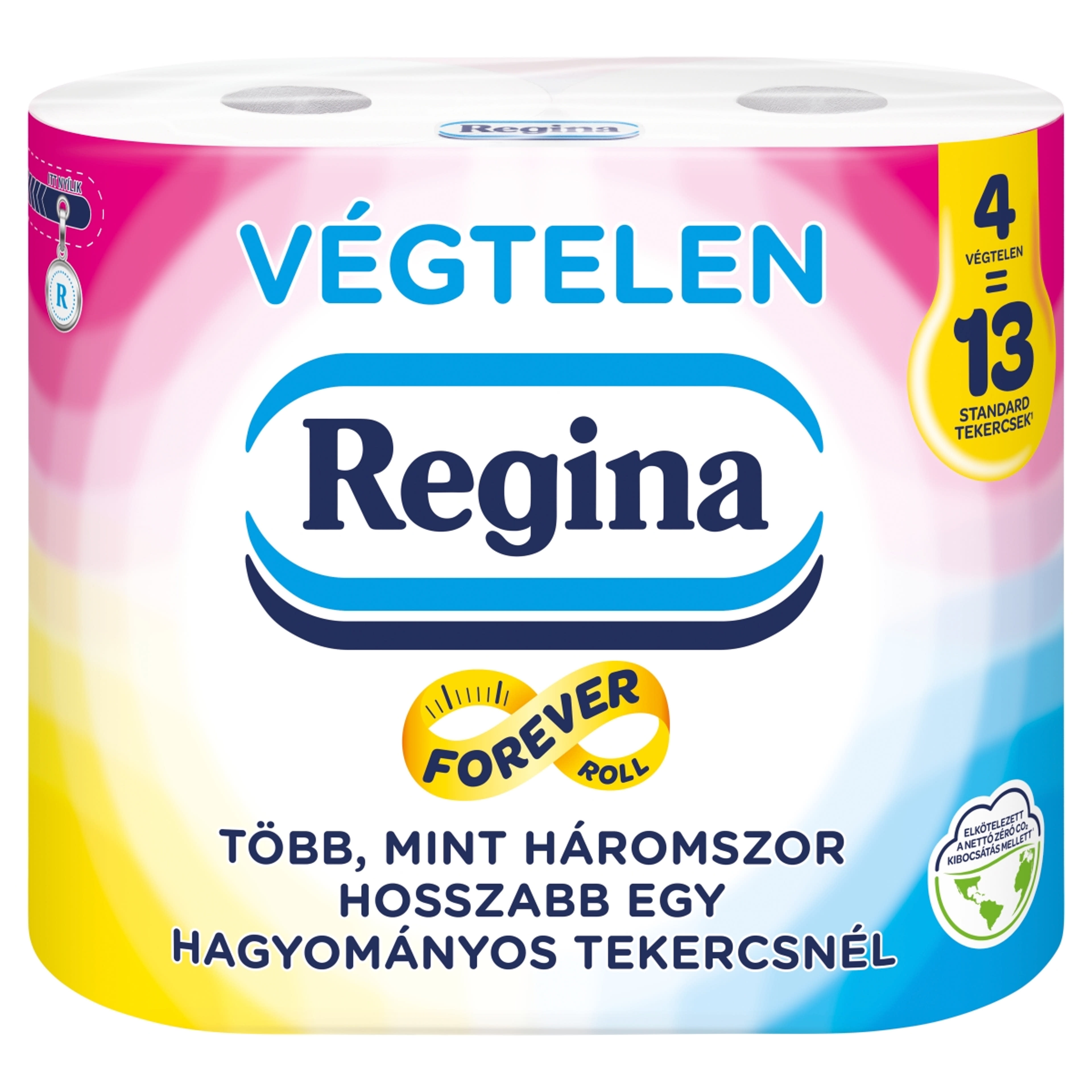 Regina Végtelen toalettpapír 500 lap 2 rétegű - 4 db