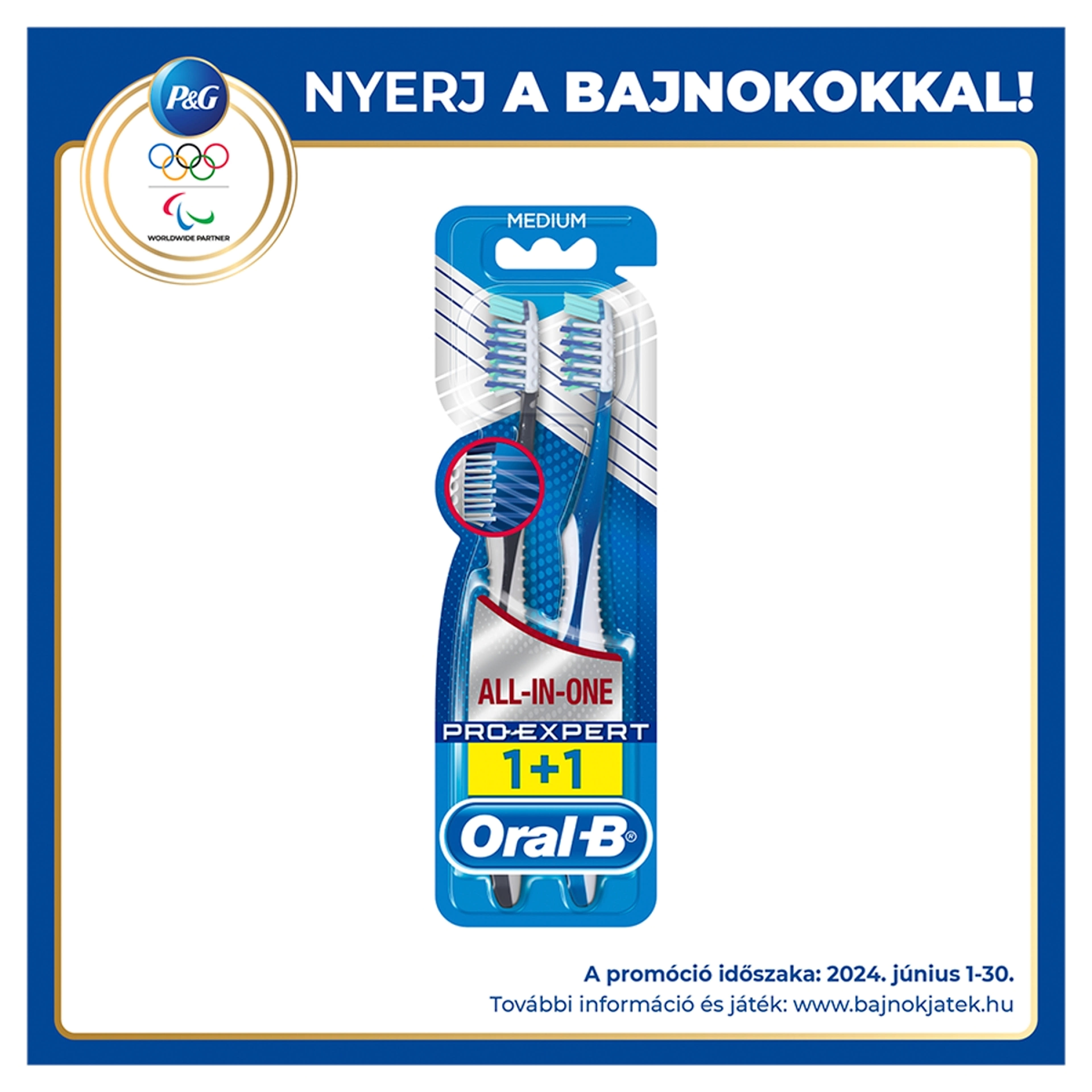 Oral-B Pro-Expert Közepes fogkefe - 2 db-1