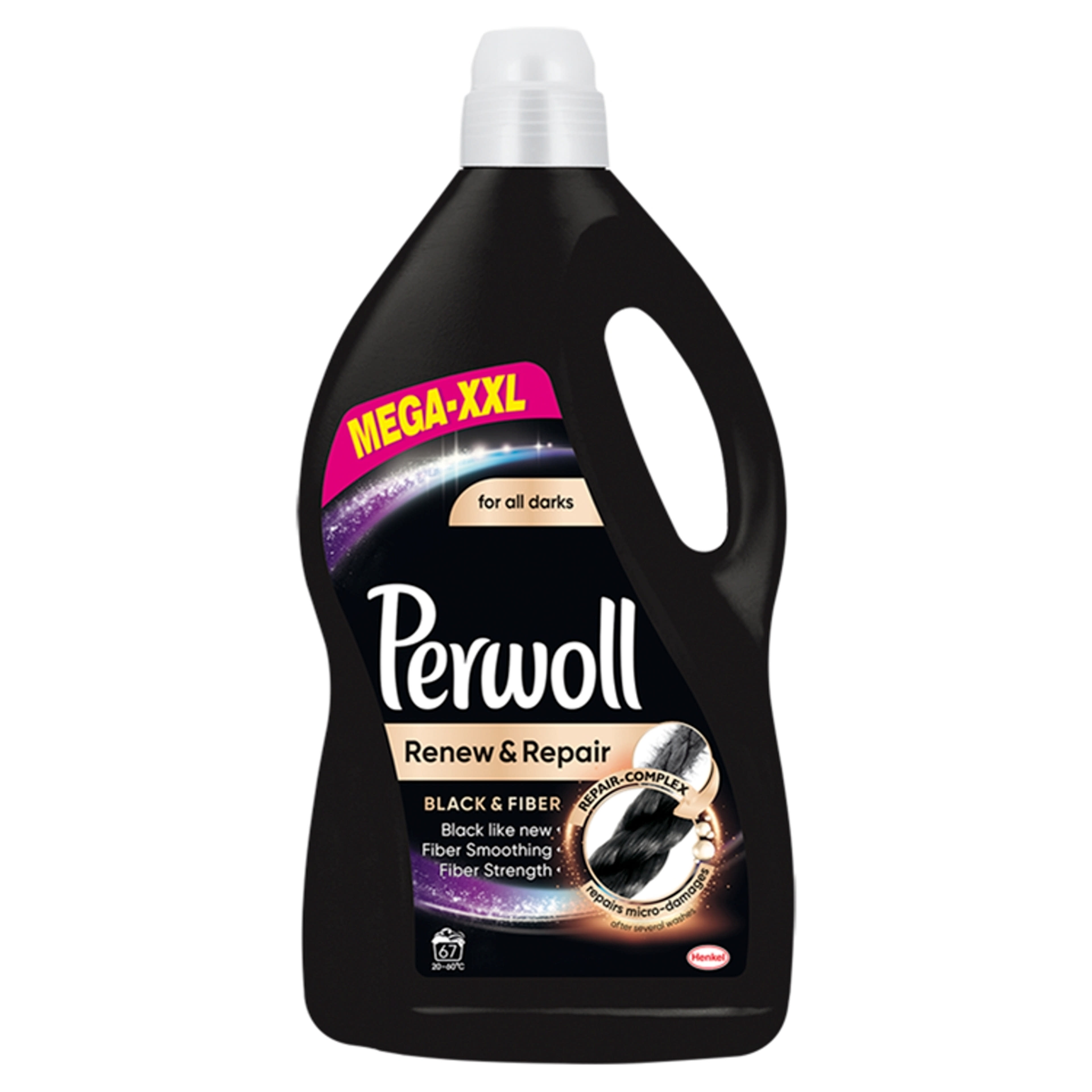 Perwoll Renew&Repair Black folyékony mosószer, 67 mosás - 4050 ml