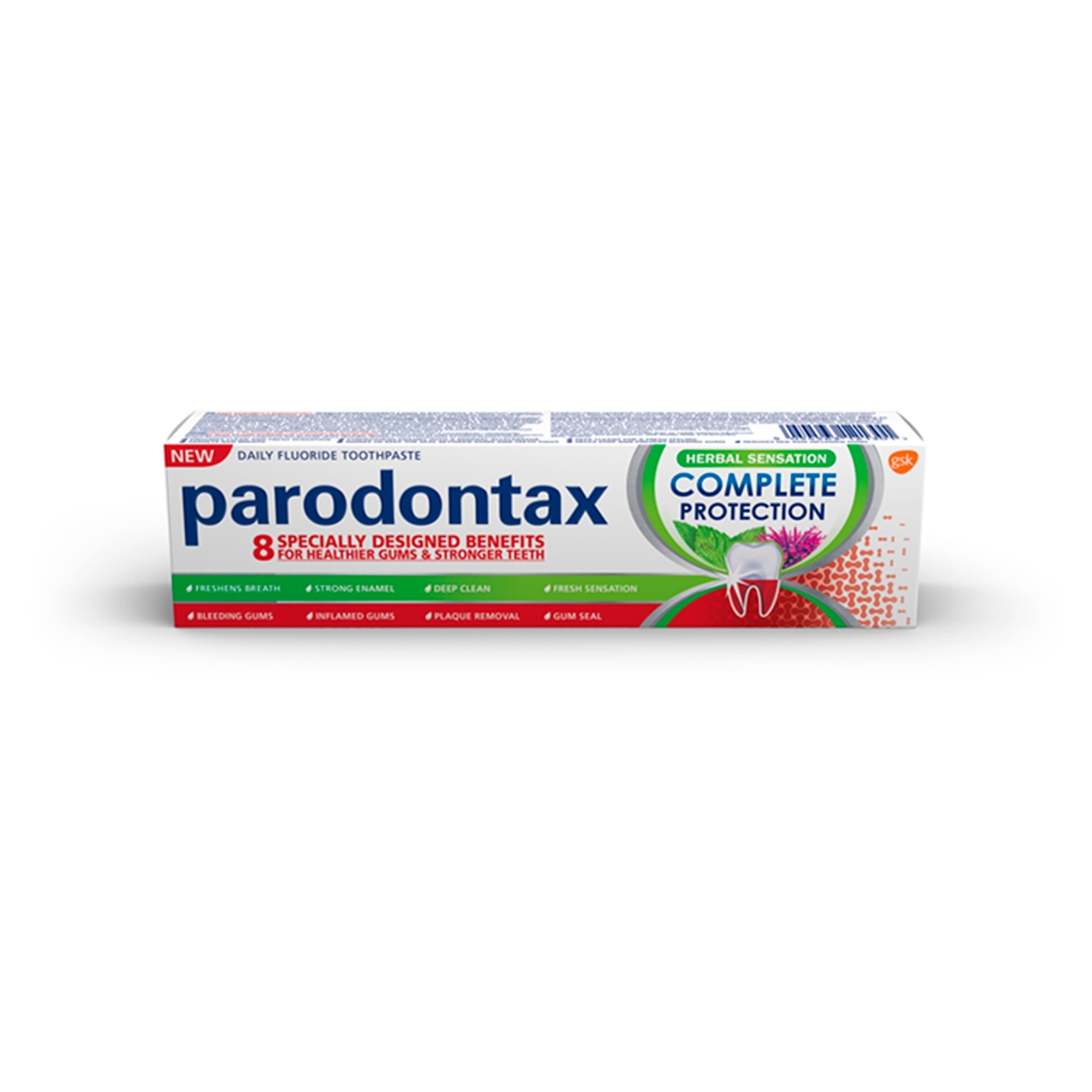 Parodontax Complete Protection Herbal Sensation fluoridos fogkrém - 75 ml-1