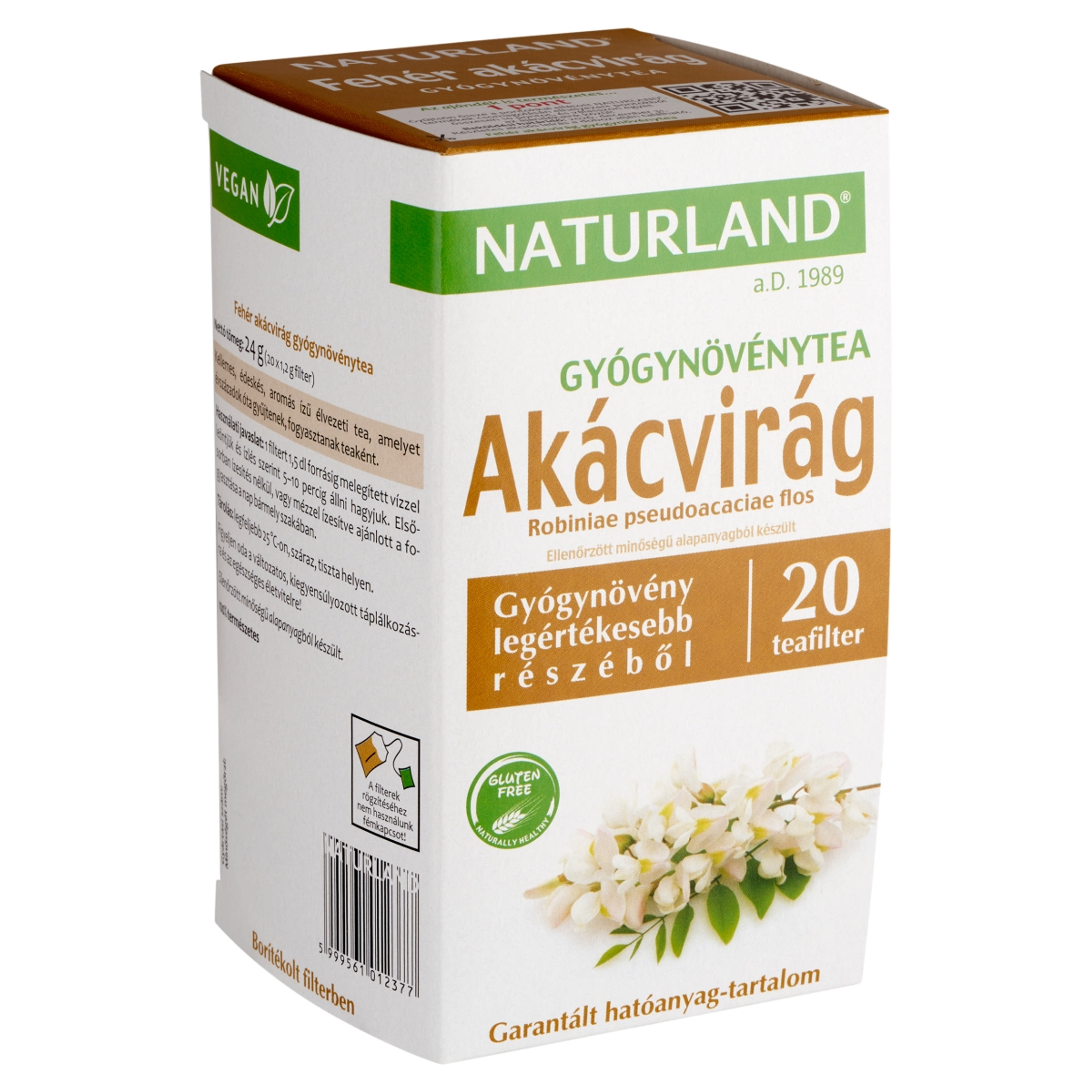 Naturland filteres akácvirág tea - 24 g-2