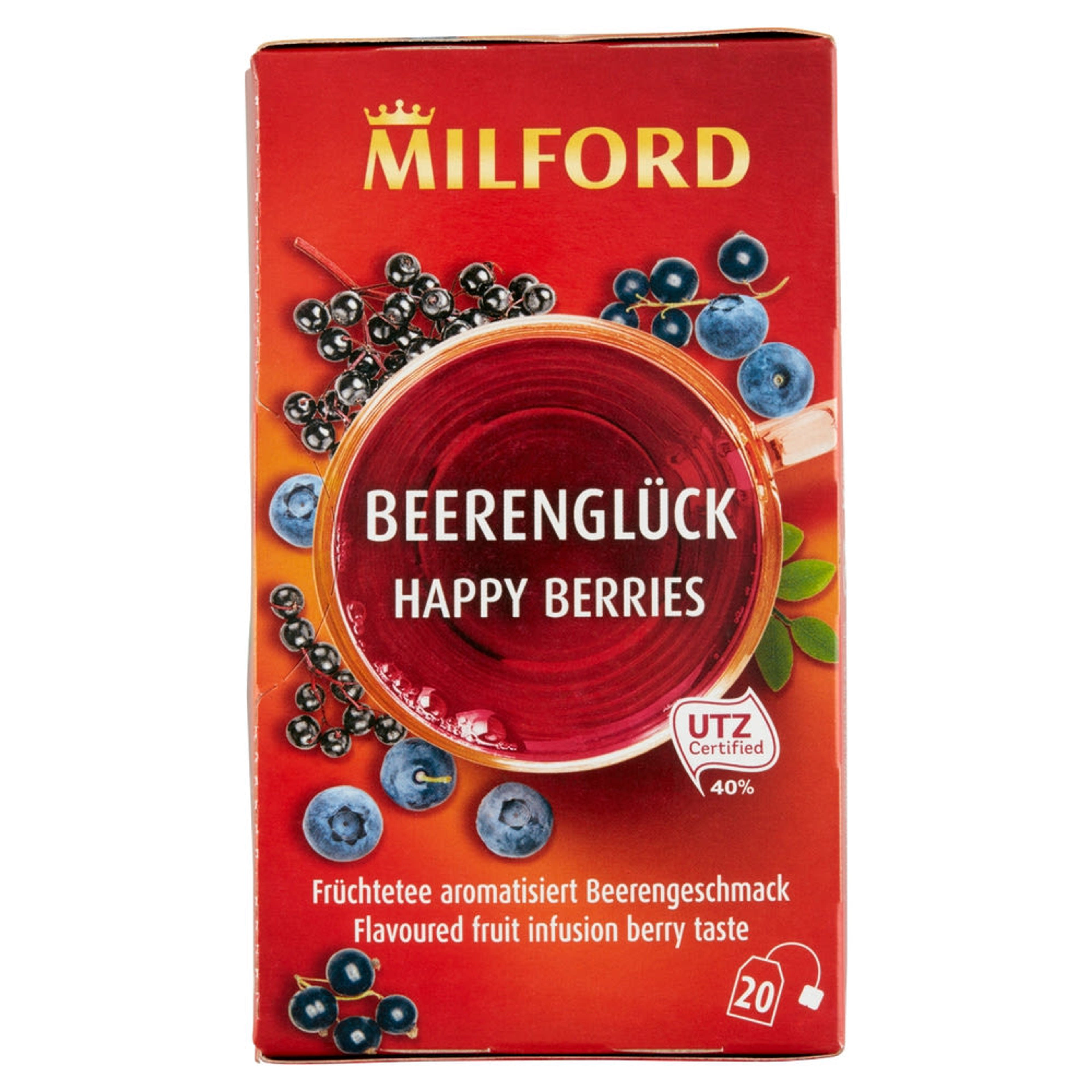 Milford Bogyósgyümölcs ízű gyümölcstea - 40 g