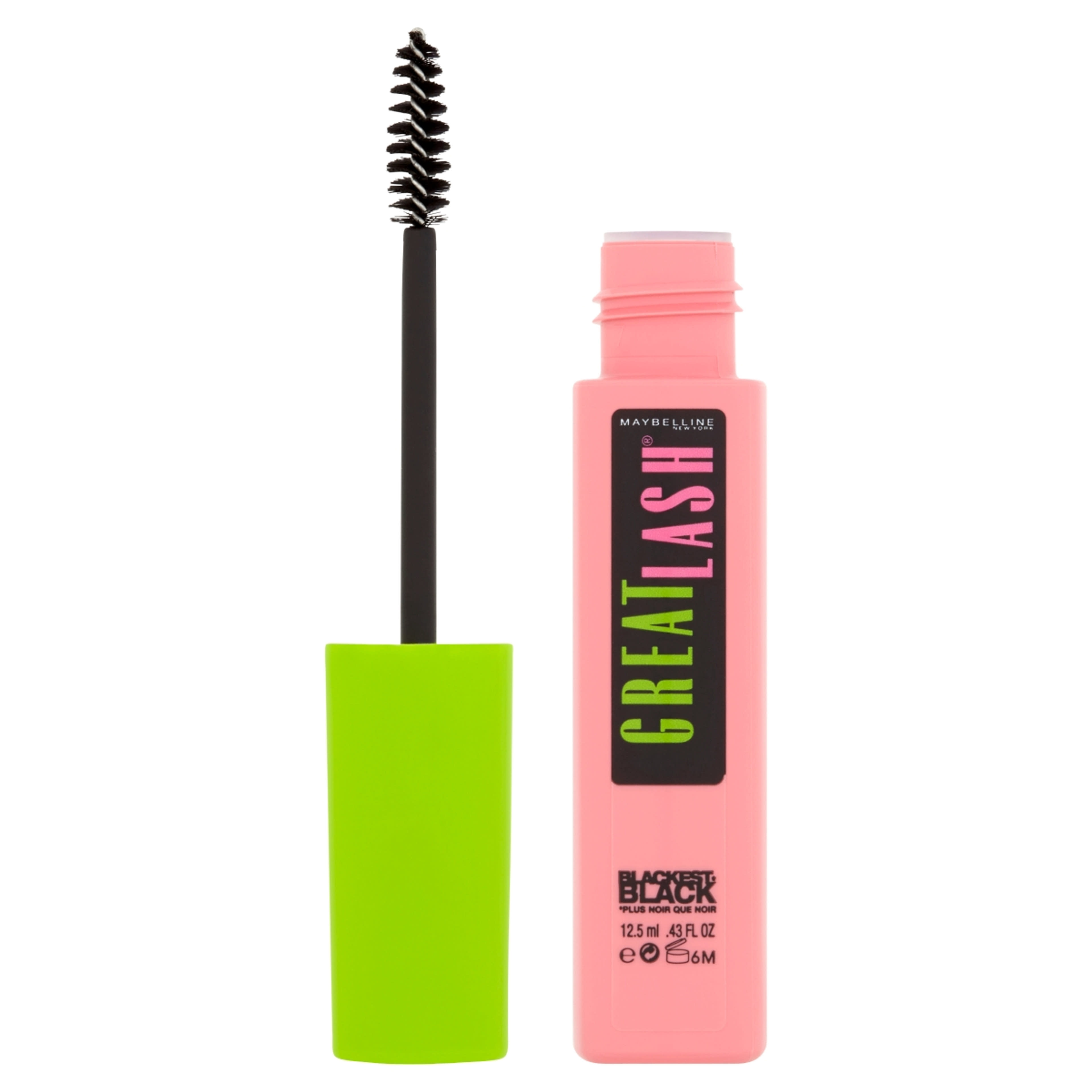 Maybelline Great Lash szempillaspirál /Blackest Black - 1 db-2