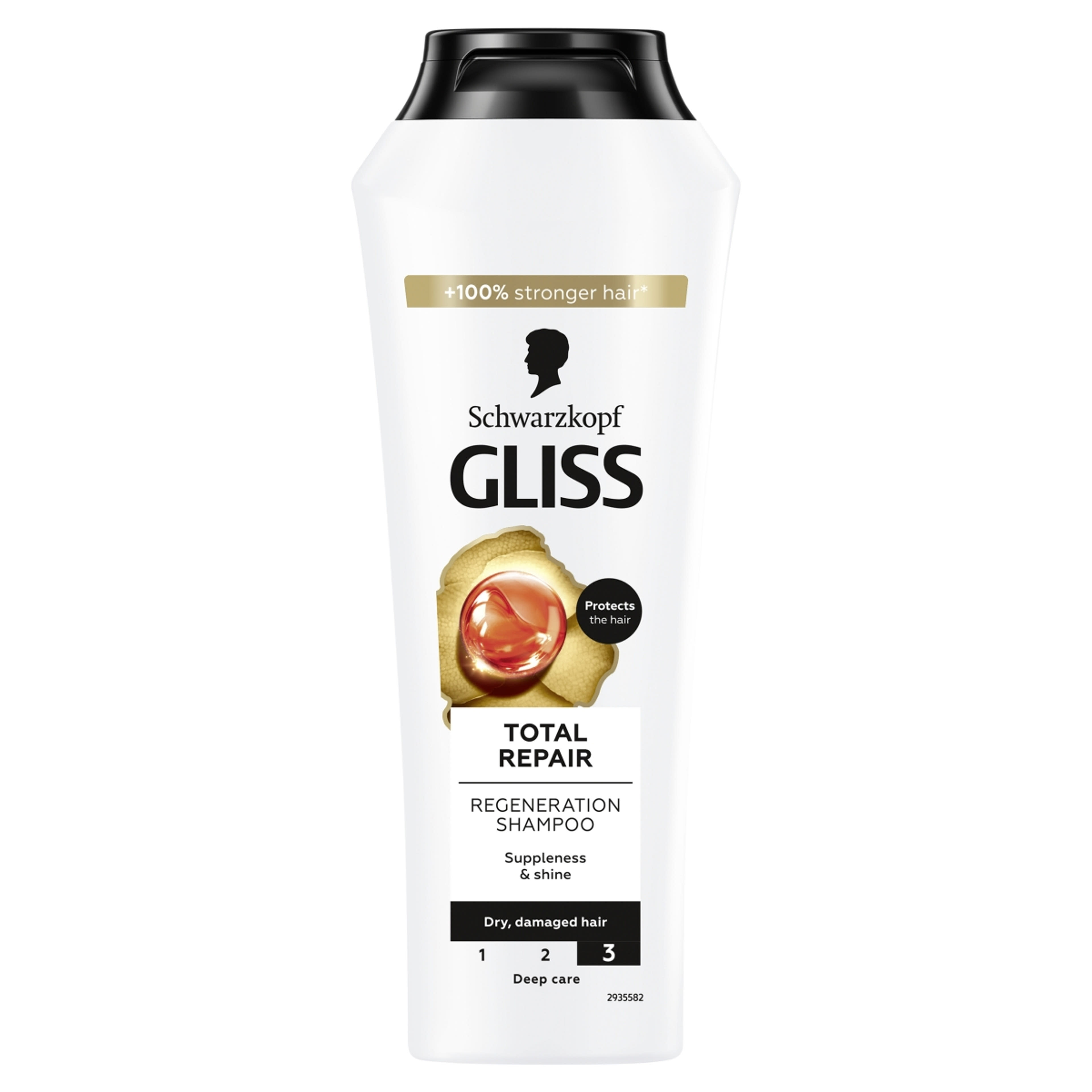 Gliss Teljeskörű regeneráló hajregeneráló sampon - 250 ml