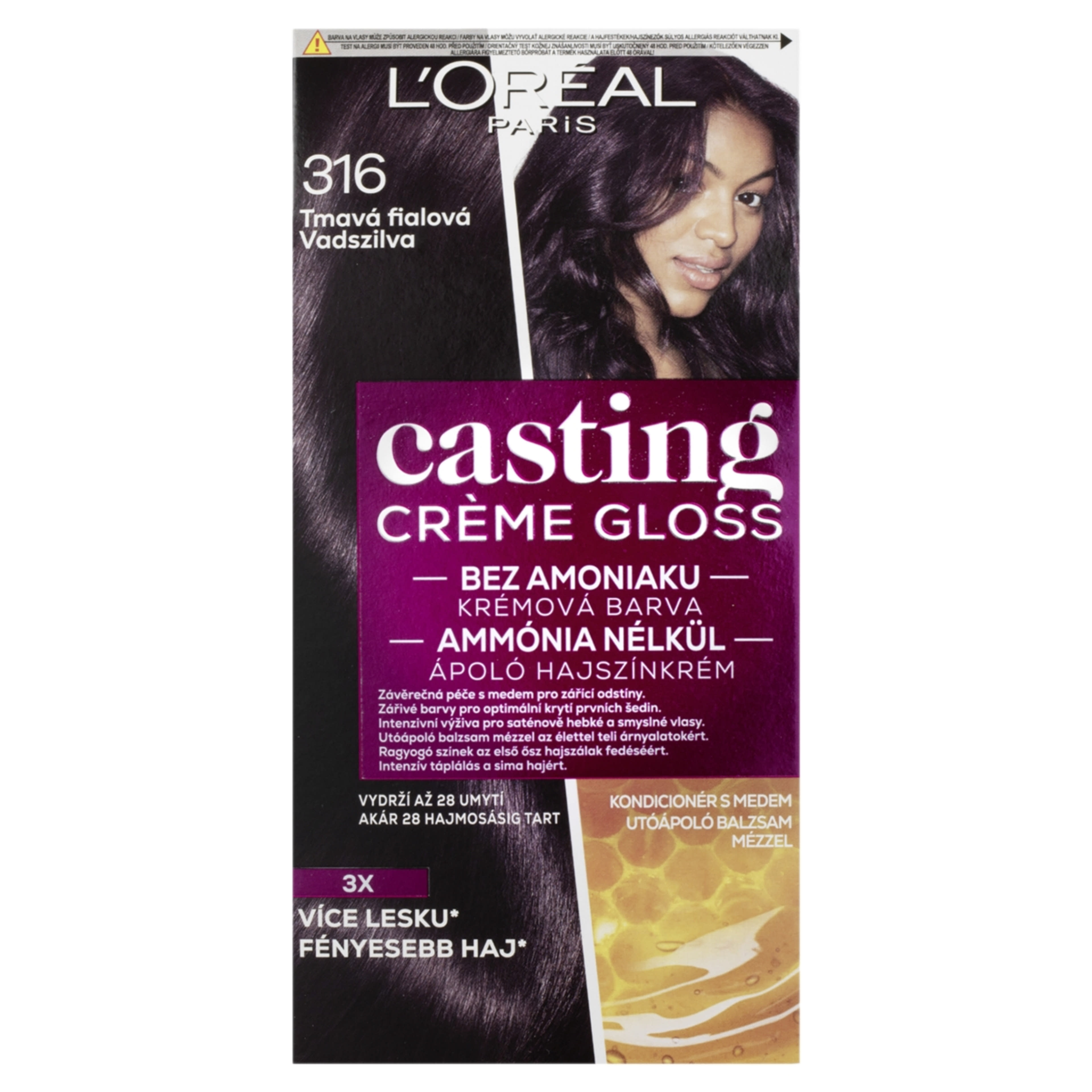 L'Oréal Paris Casting Creme Gloss Hajszínező krém 316 Vadszilva - 1 db-1